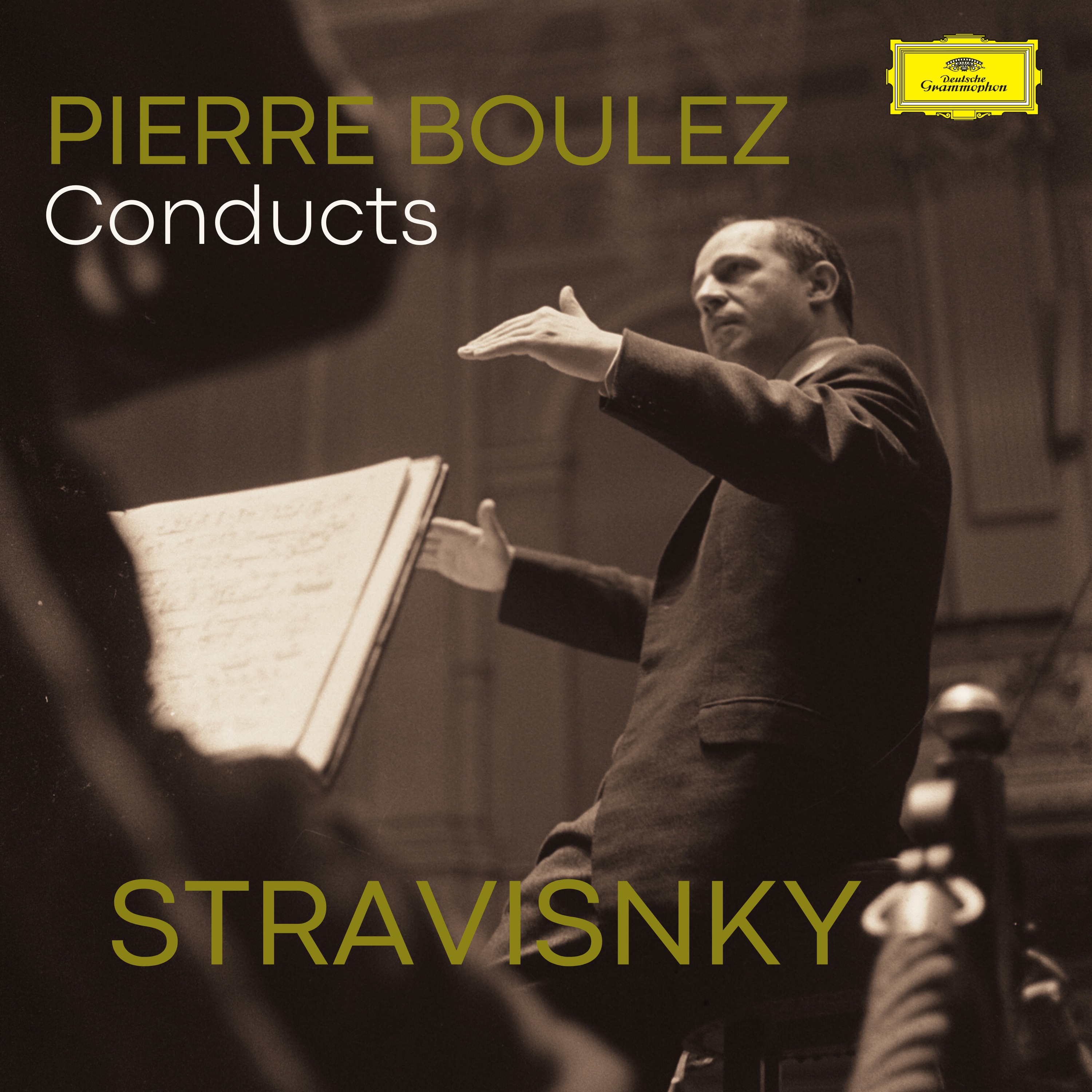 Pierre Boulez Conducts Stravinsky album cover