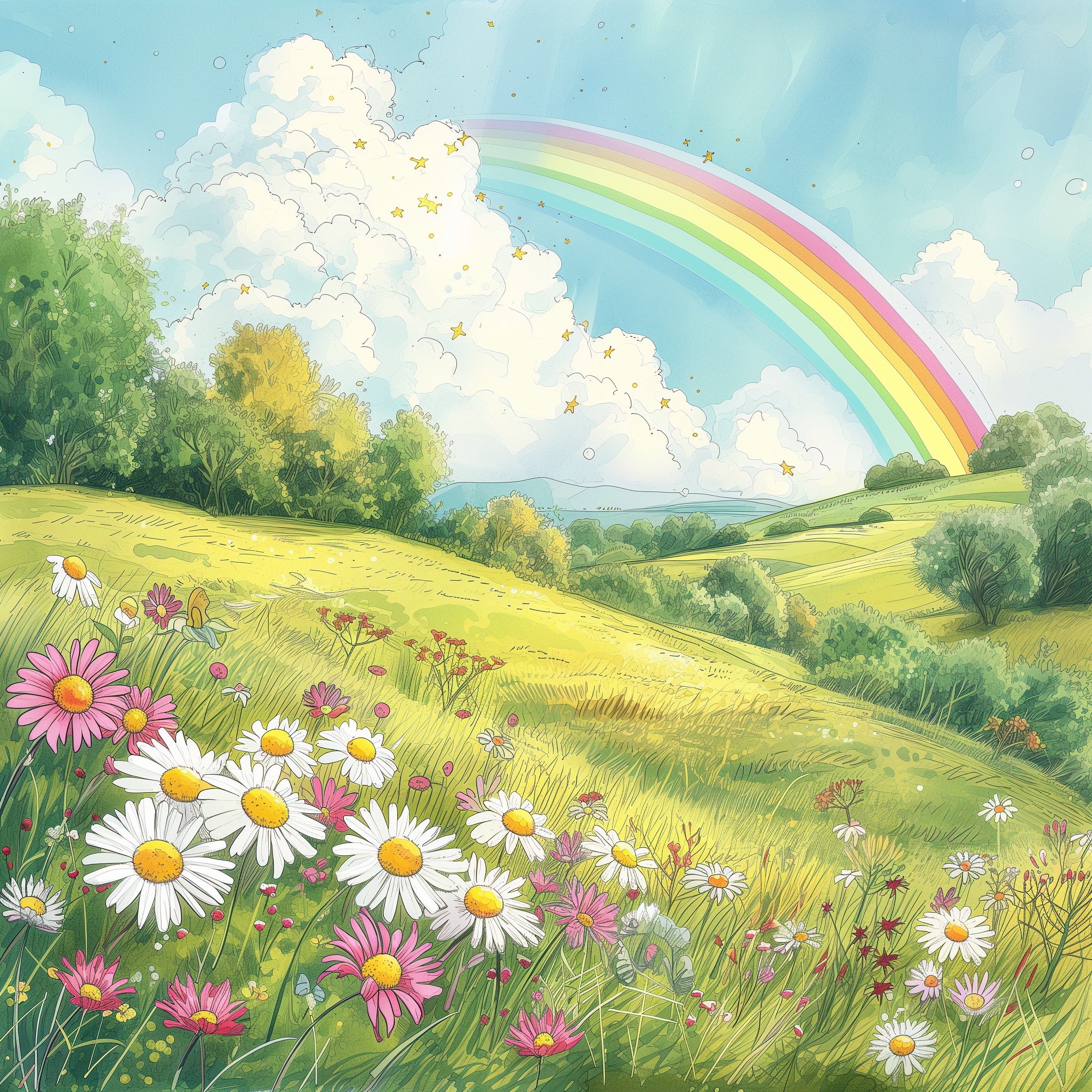 Rainbow Daisies album cover