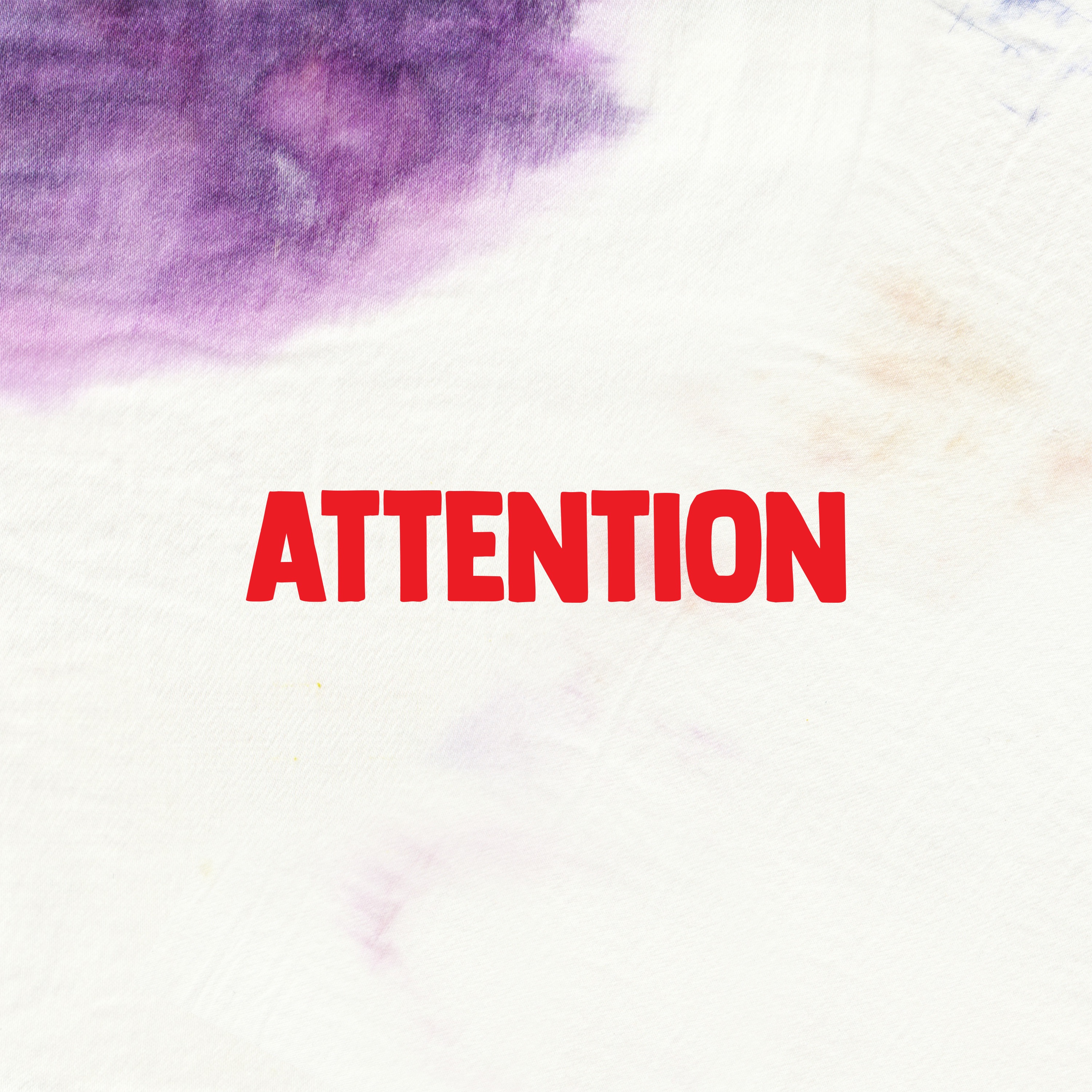 Attention - Single album cover