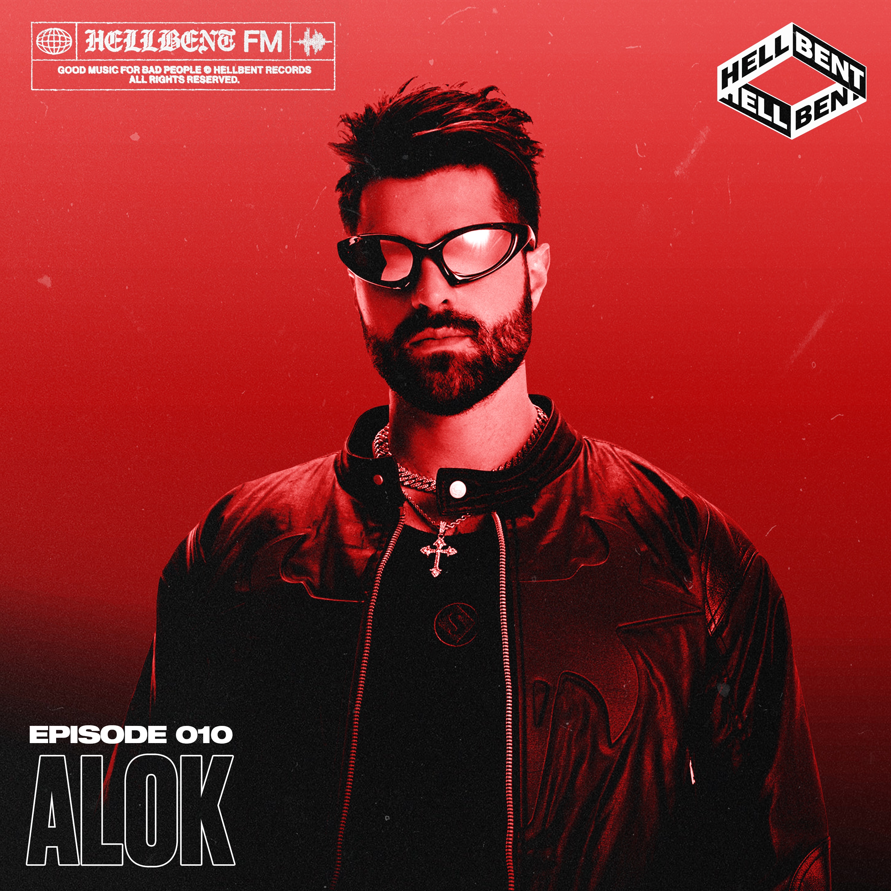 Hellbent FM, Episode 0010: Alok (DJ Mix) album cover