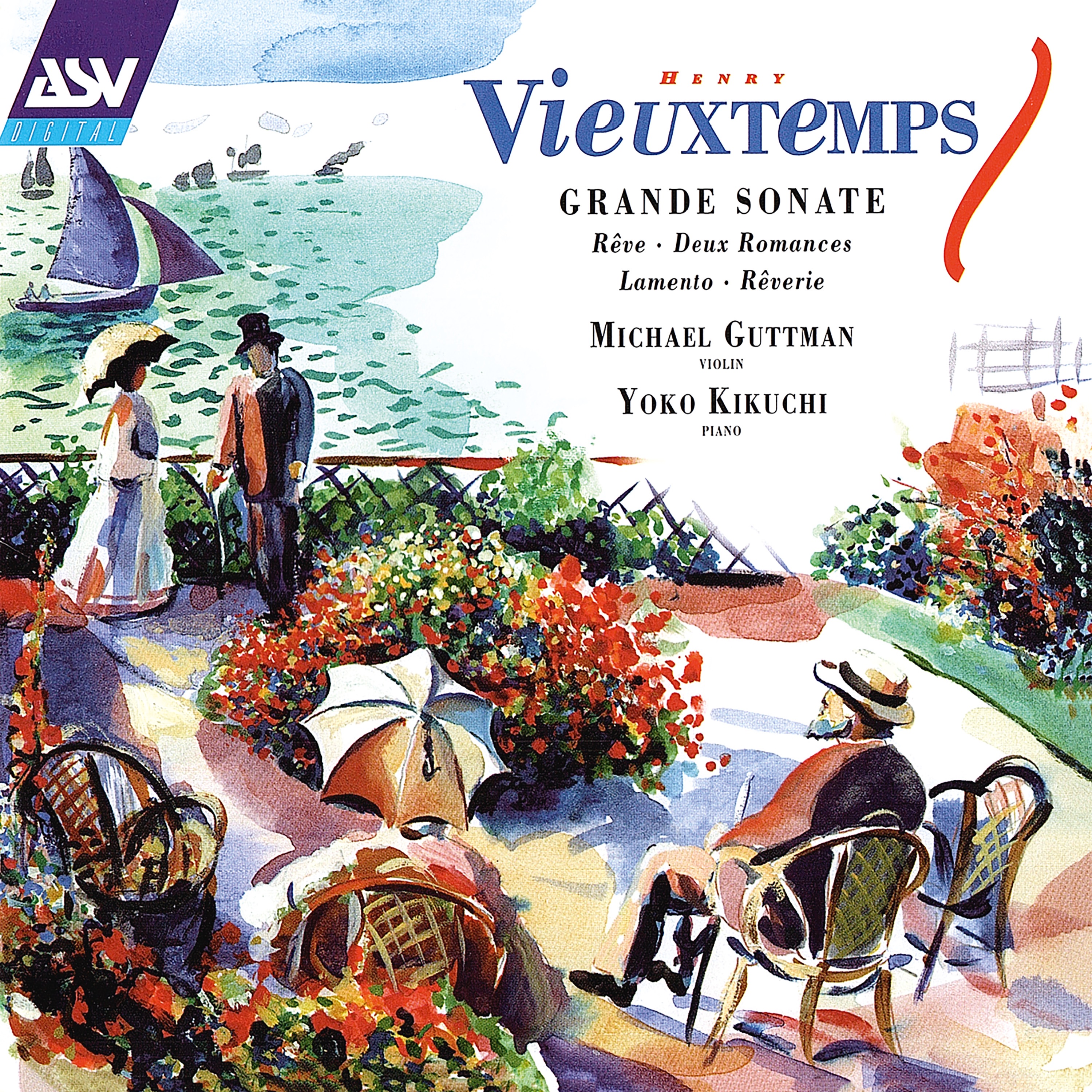 Vieuxtemps: Grande Sonate; Rêve; Deux Romances; Lamento; Rêverie album cover