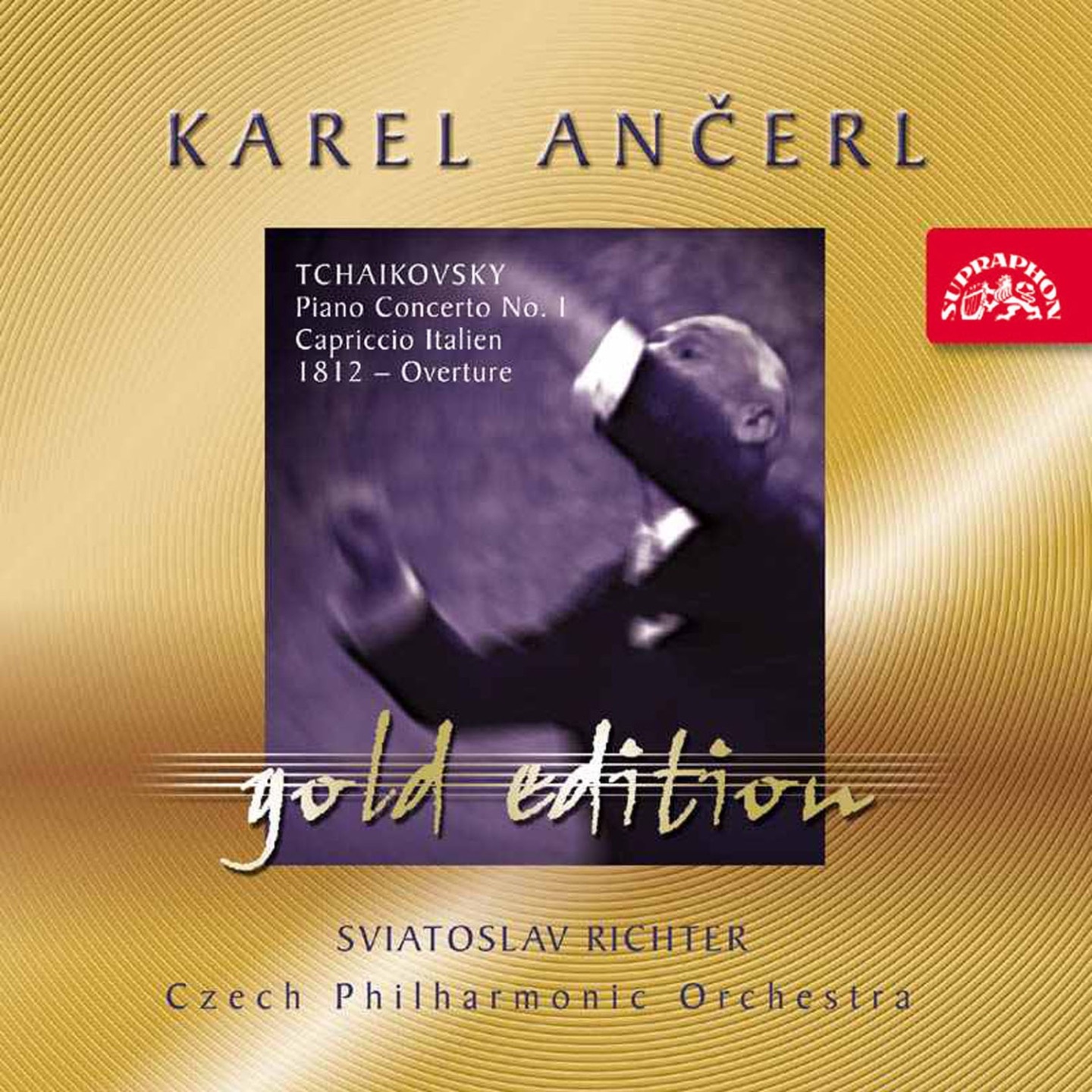 Ančerl Gold Edition 20. Tchaikovsky: Piano Concerto No. 1, Capriccio Italien, 1812 - Overture album cover