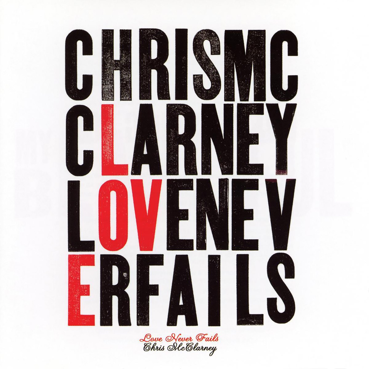 Love Never Fails album cover