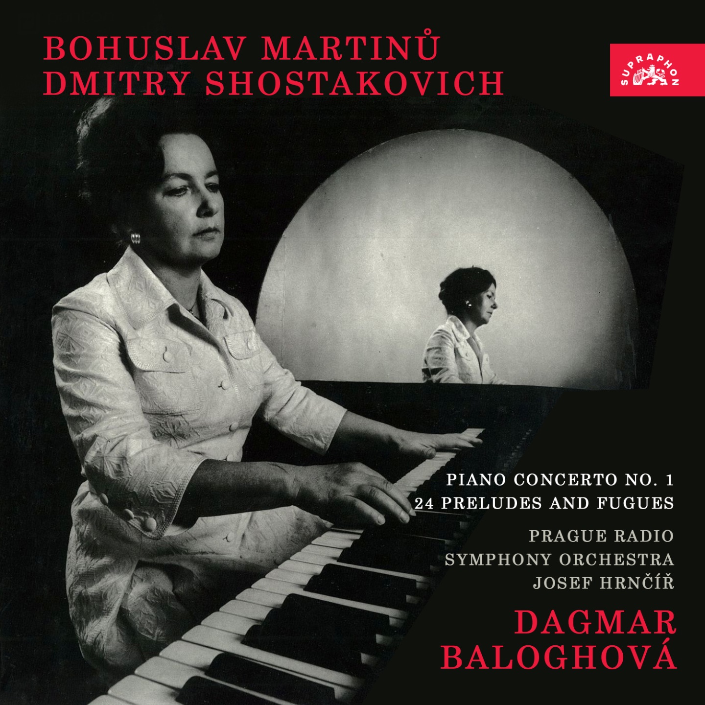 Martinů: Piano Concerto No. 1 - Shostakovich: 24 Preludes and Fugues album cover