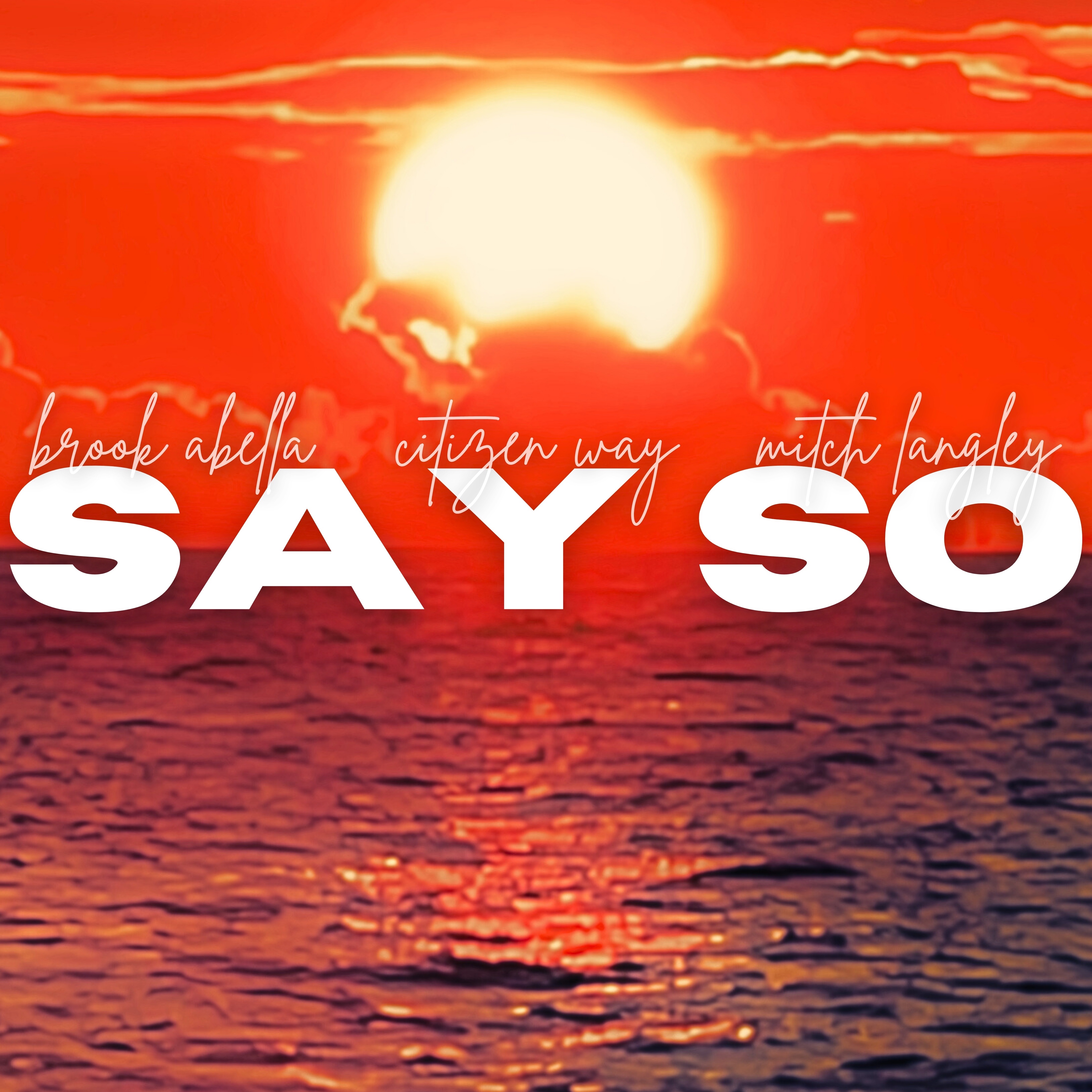 SAY SO - Single album cover