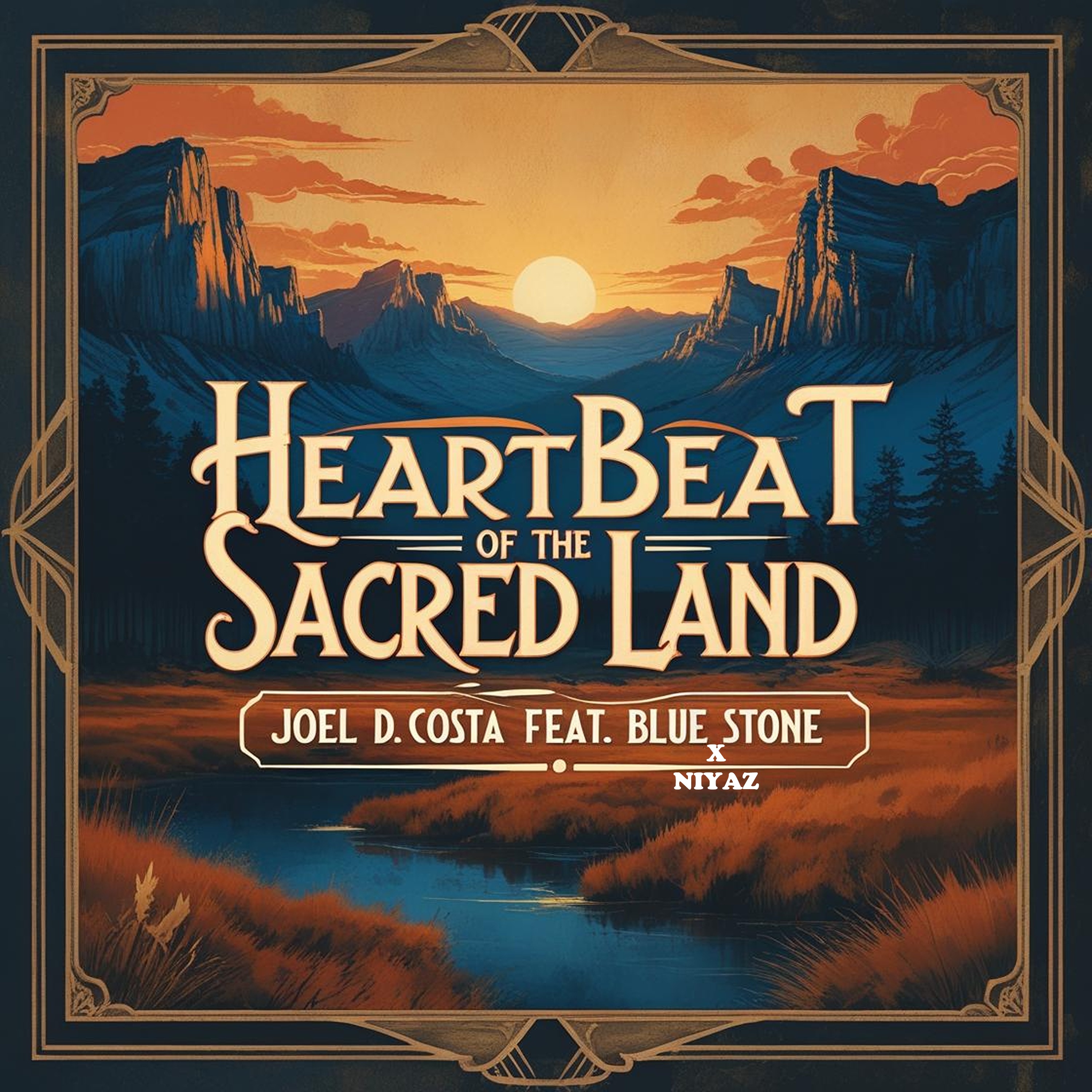 Heartbeat of the Sacred Land (feat. Blue Stone & Niyaz) - Single album cover