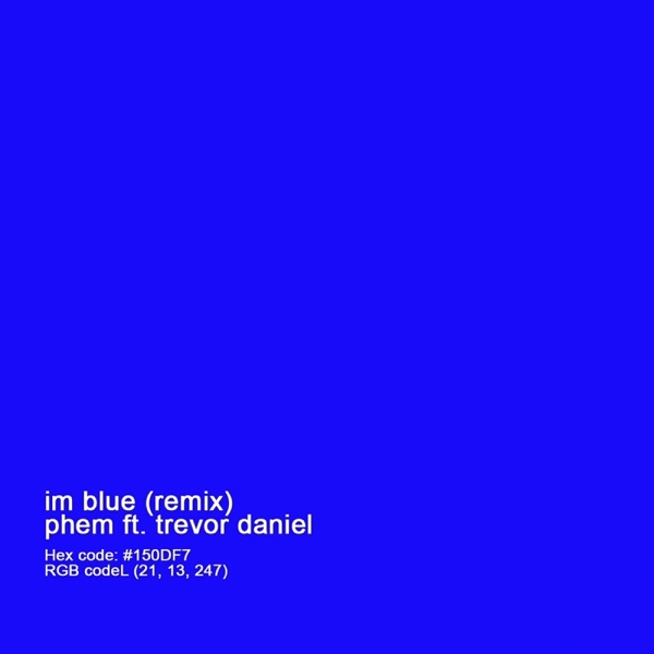 im blue (remix) - Single album cover