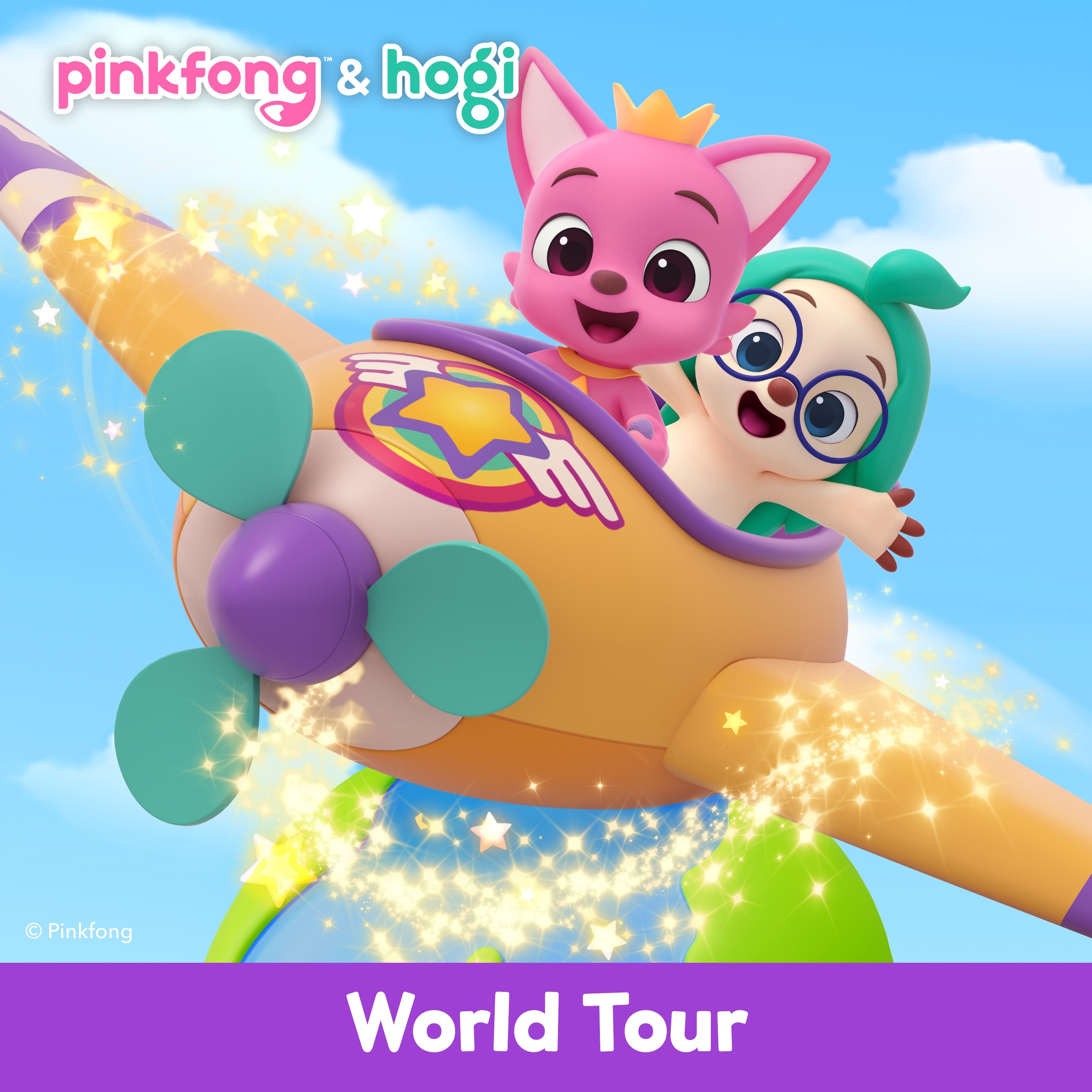 Pinkfong & Hogi's World Tour album cover