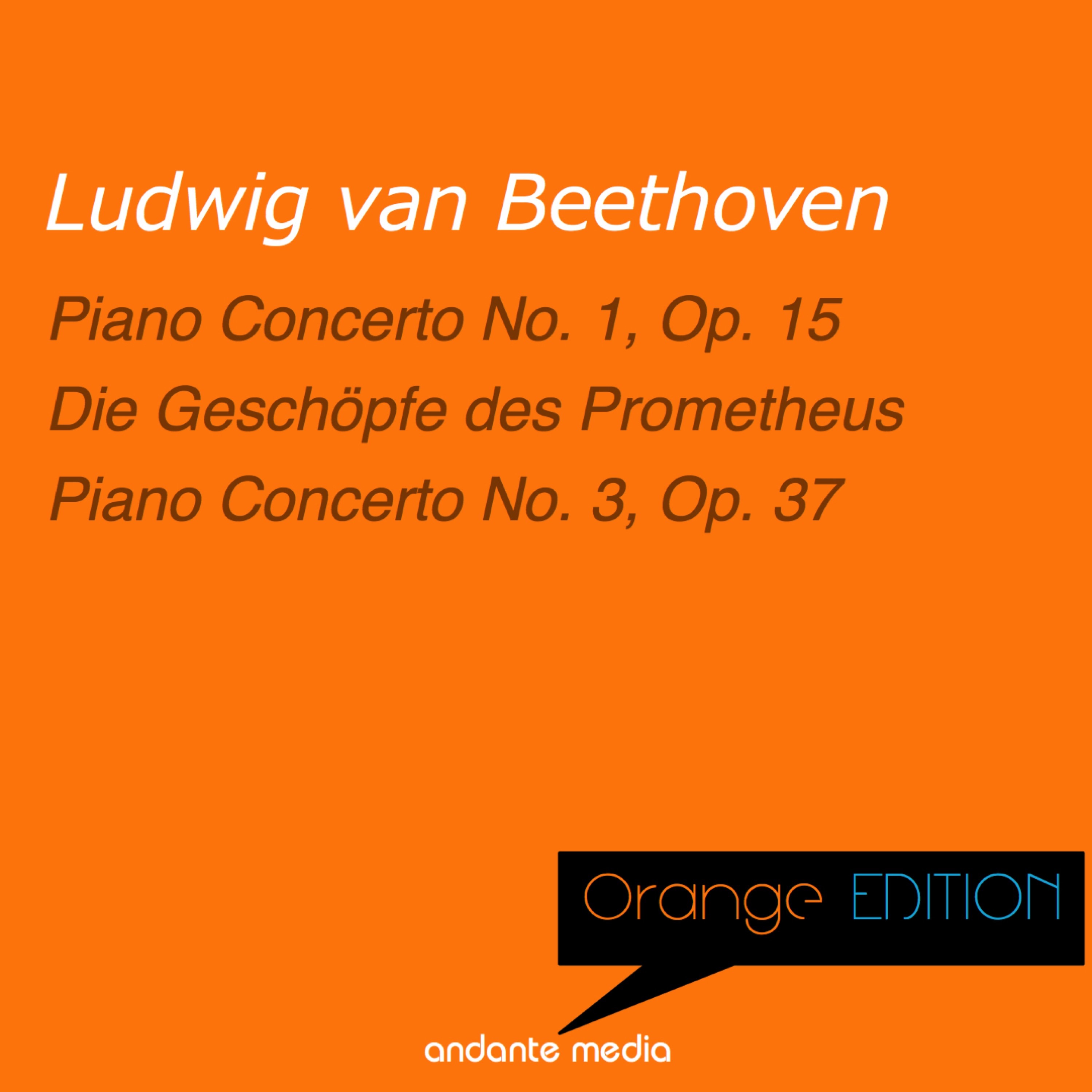 Orange Edition - Beethoven: Piano Concertos No. 1, Op. 15 & No. 3, Op. 37 album cover