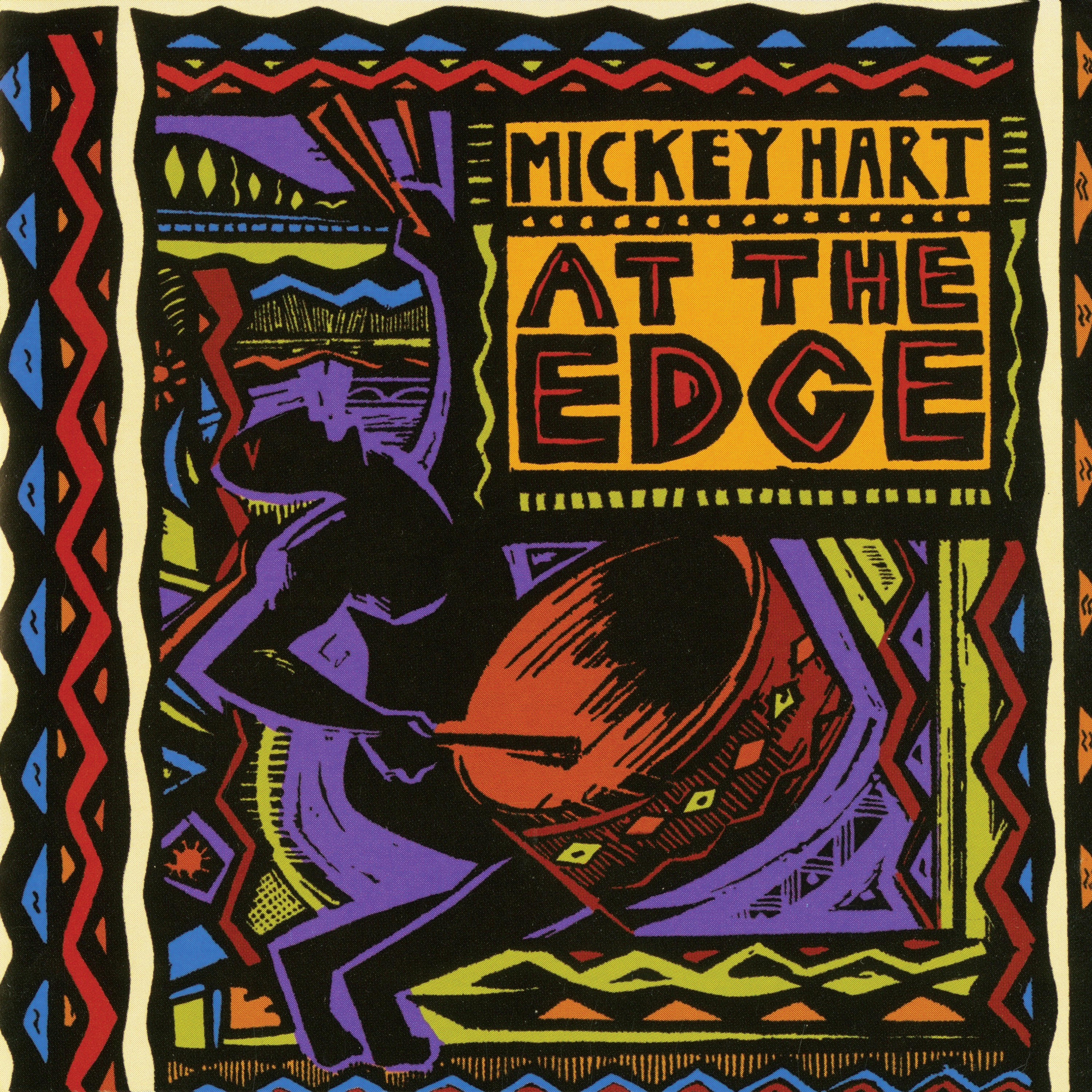 At The Edge (feat.  Zakir Hussain, Sikiru Adepoju, Babatunde Olatunji, Airto Moreira) album cover
