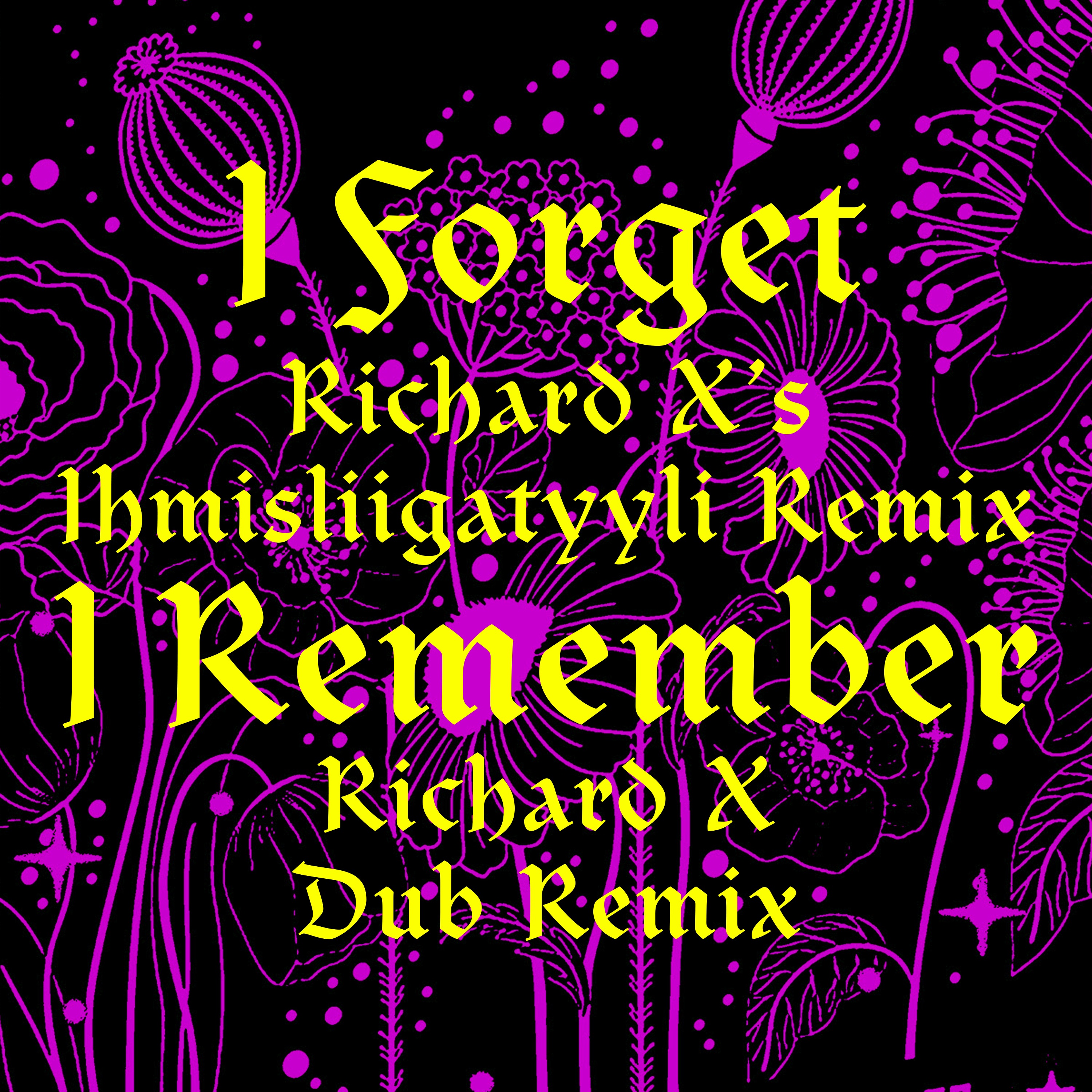 I Forget (feat. Mr. Silla) [Richard X Remixes] - Single album cover