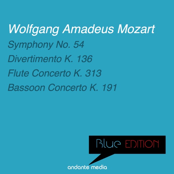 Blue Edition - Mozart: Symphony No. 54 in B-Flat Major album cover