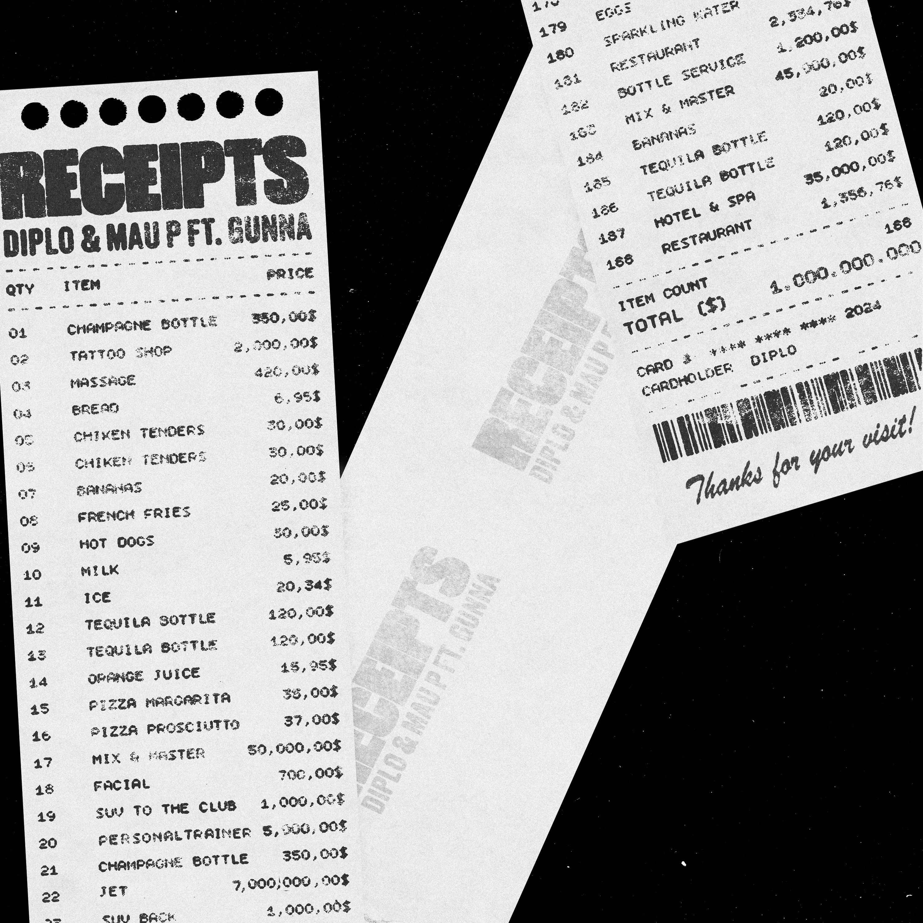 Receipts (feat. Gunna) - Single album cover
