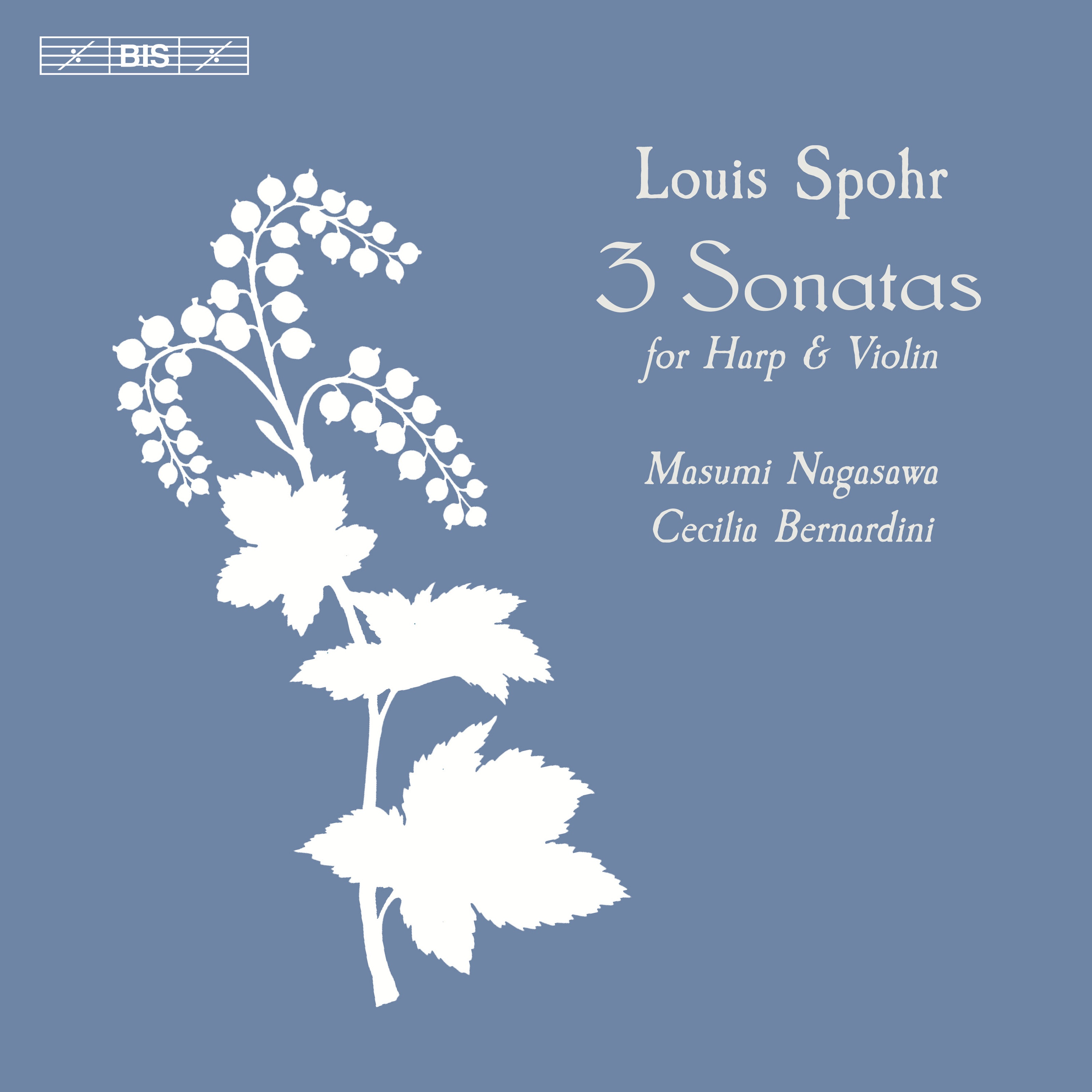 Spohr: Sonatas for Harp & Violin album cover