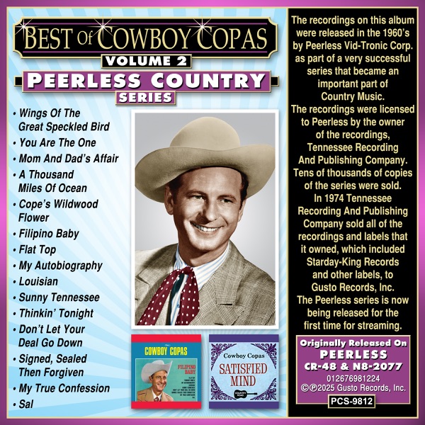 Best Of Cowboy Copas, Volume 2 album cover