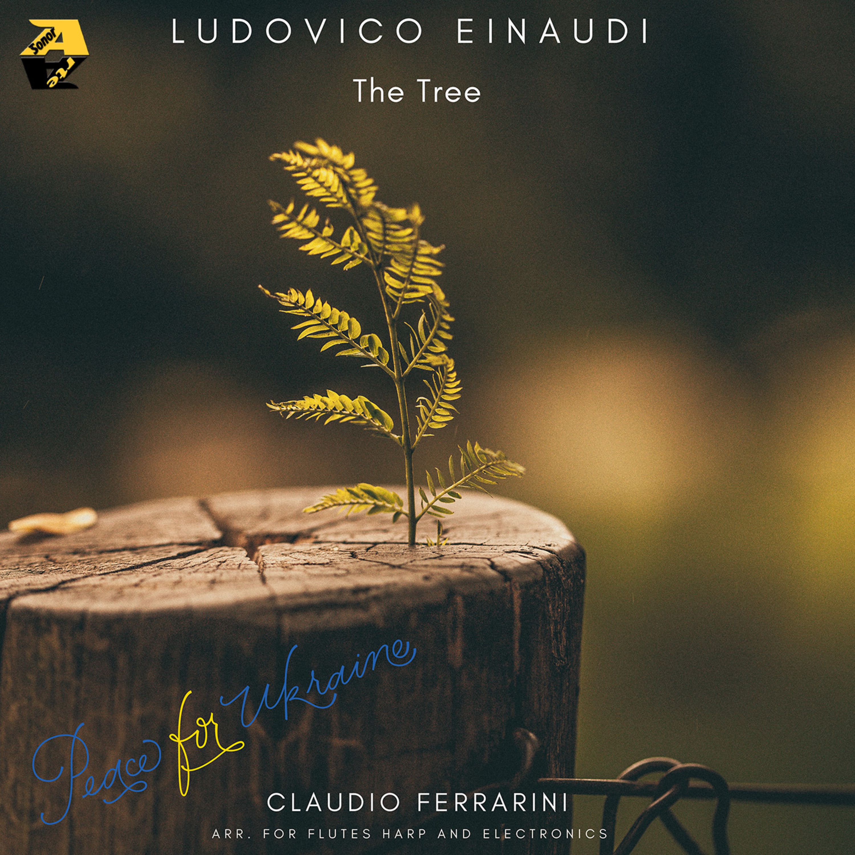 Ludovico Einaudi: The Tree (Arr. for Flutes, Harp and Electronics by Claudio Ferrarini) - Single album cover