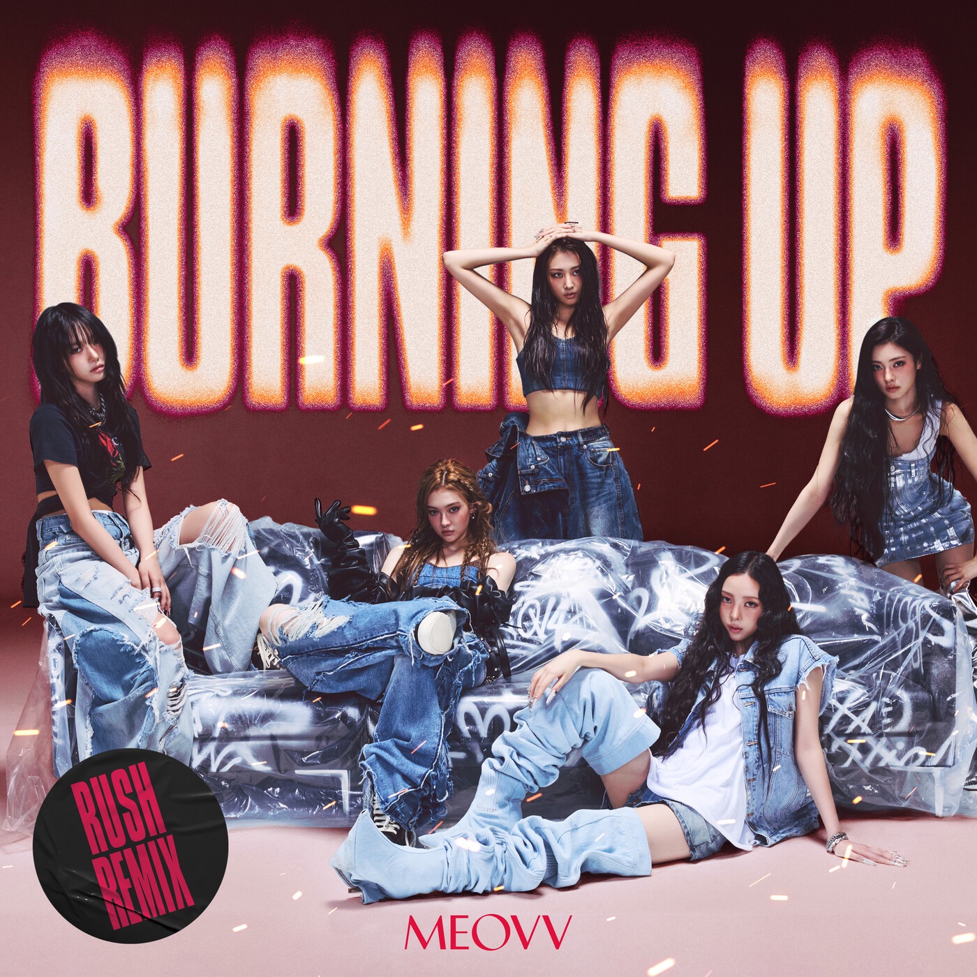 BURNING UP (Rush Remix) - Single album cover