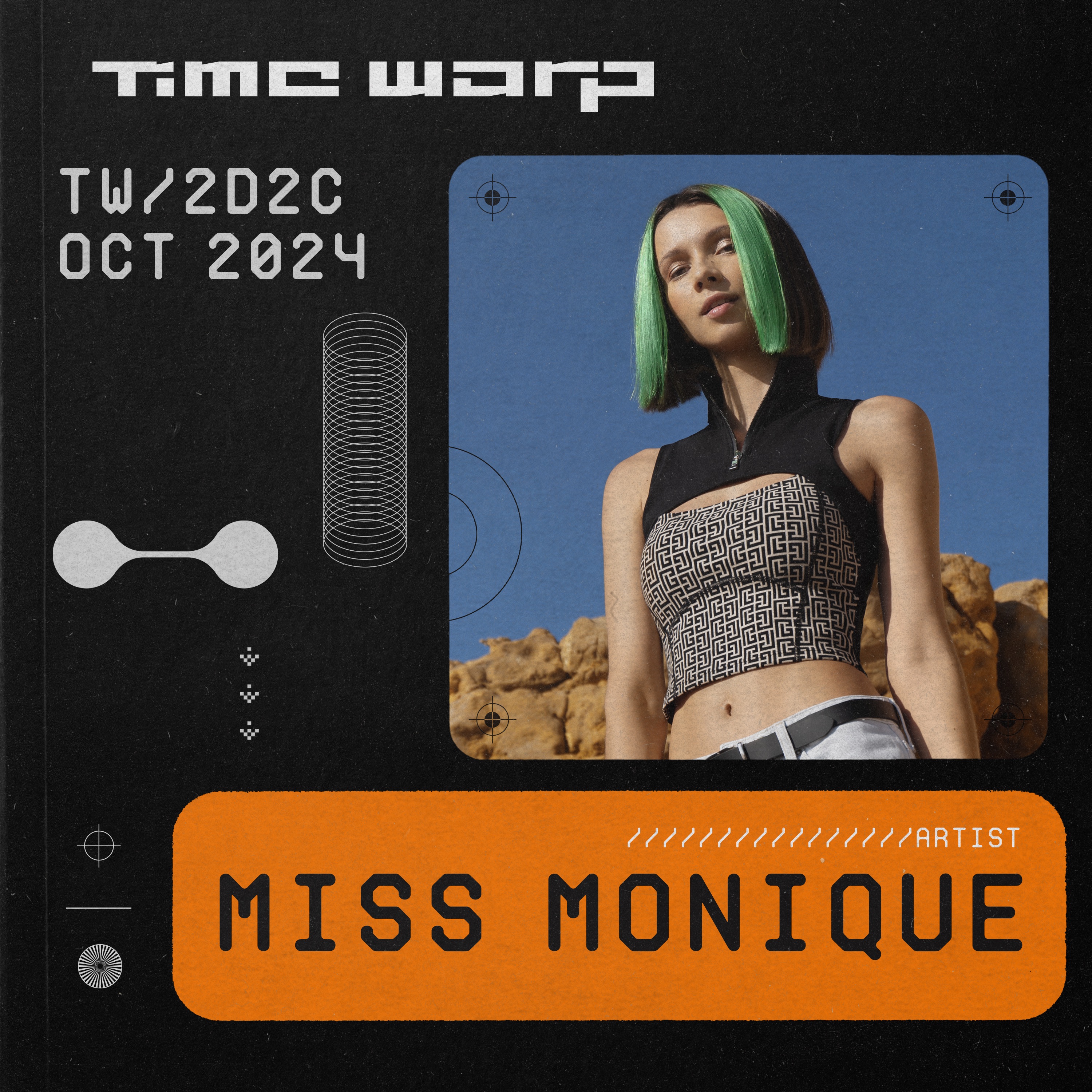 Miss Monique at Time Warp 2D2C (DJ Mix) album cover