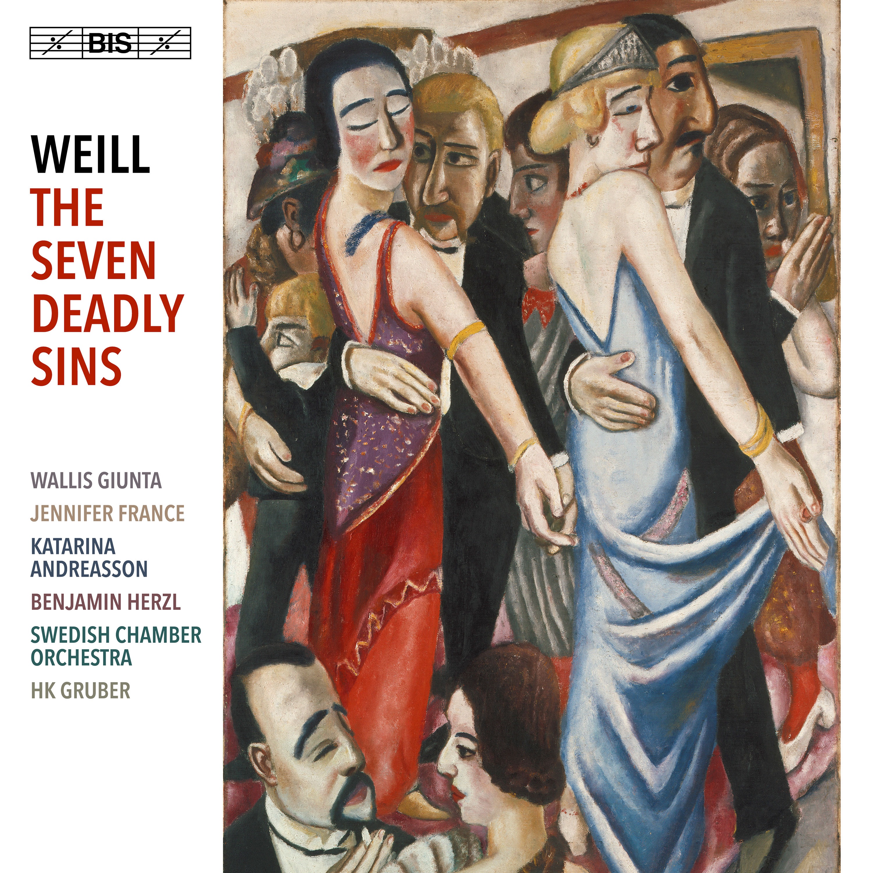 Kurt Weill: The Seven Deadly Sins album cover