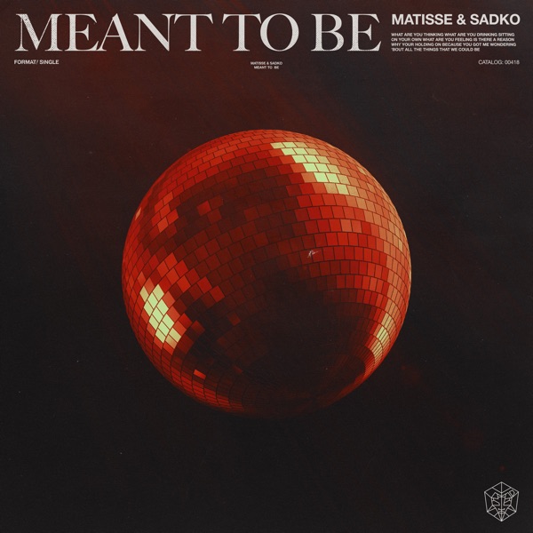 Meant to Be (Extended Mix) - Single album cover