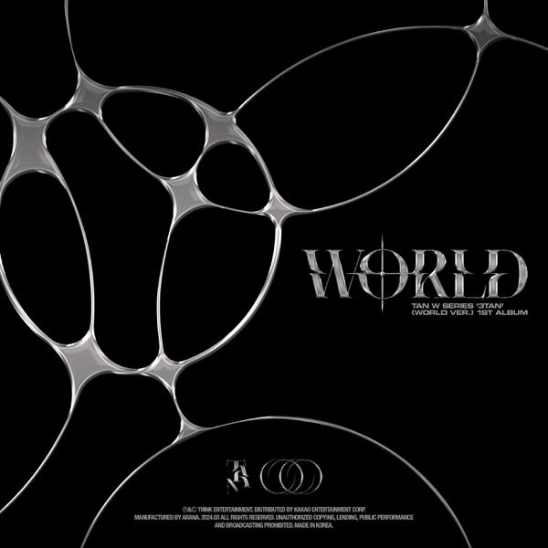 TAN W SERIES ‘3TAN’(WORLD Ver.) 1ST ALBUM album cover