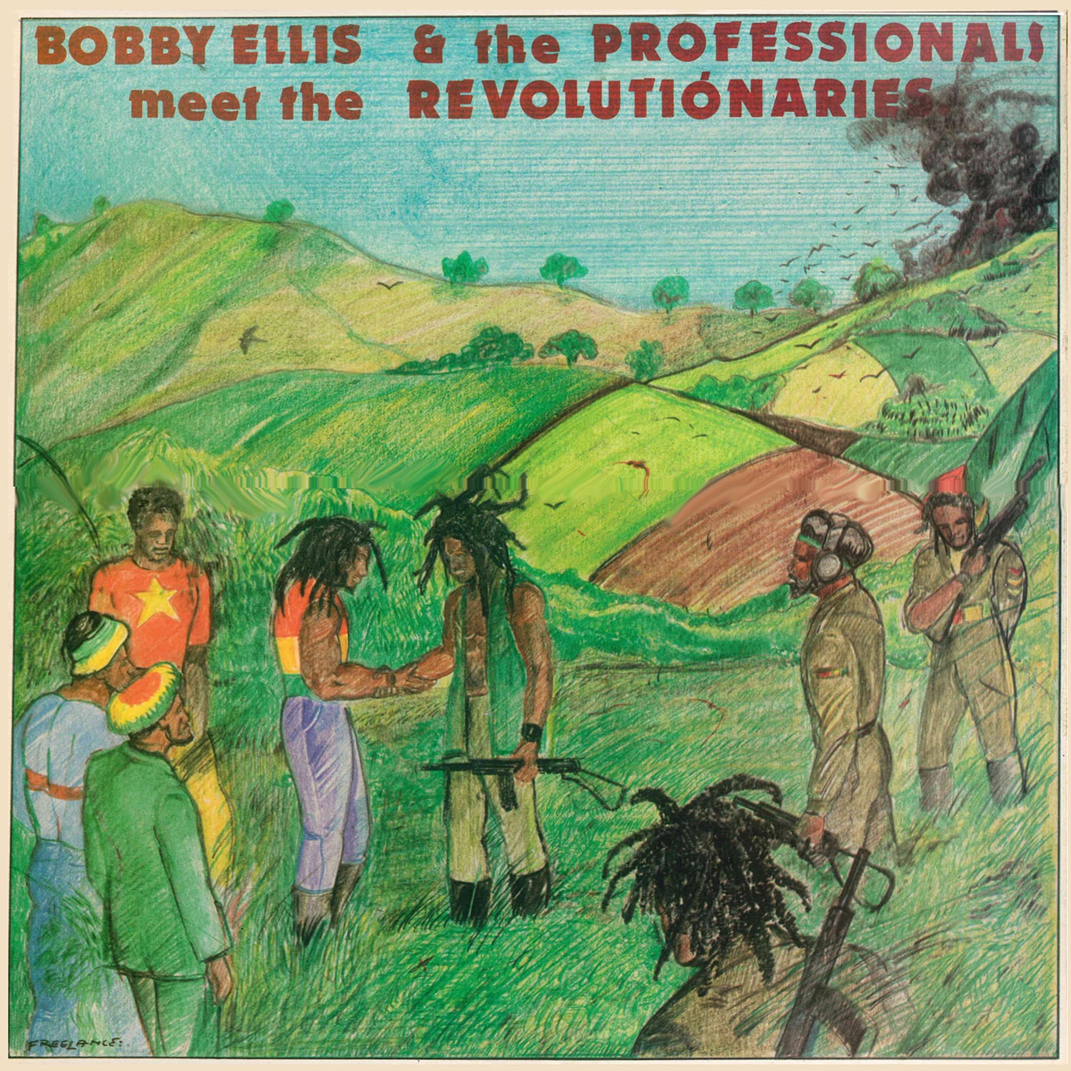 Bobby Ellis & The Professionals Meet the Revolutionaries album cover