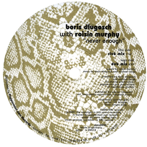 Never Enough - Single album cover