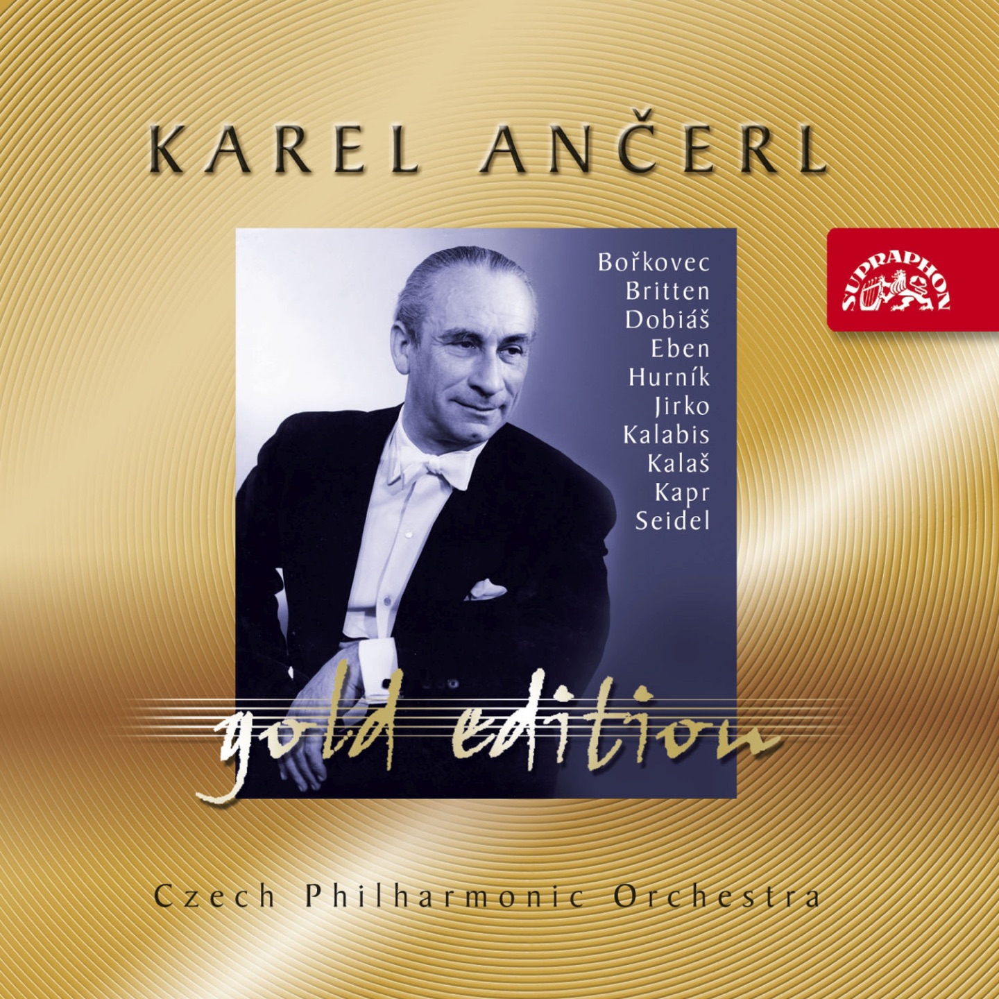 Ančerl Gold Edition 43. Bořkovec, Britten, Dobiáš, Eben, Hurník, Jirko, Kalabis, Kalaš, Kapr, Seidel album cover