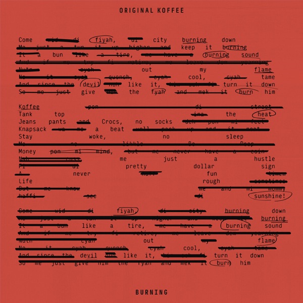 Burning - Single album cover