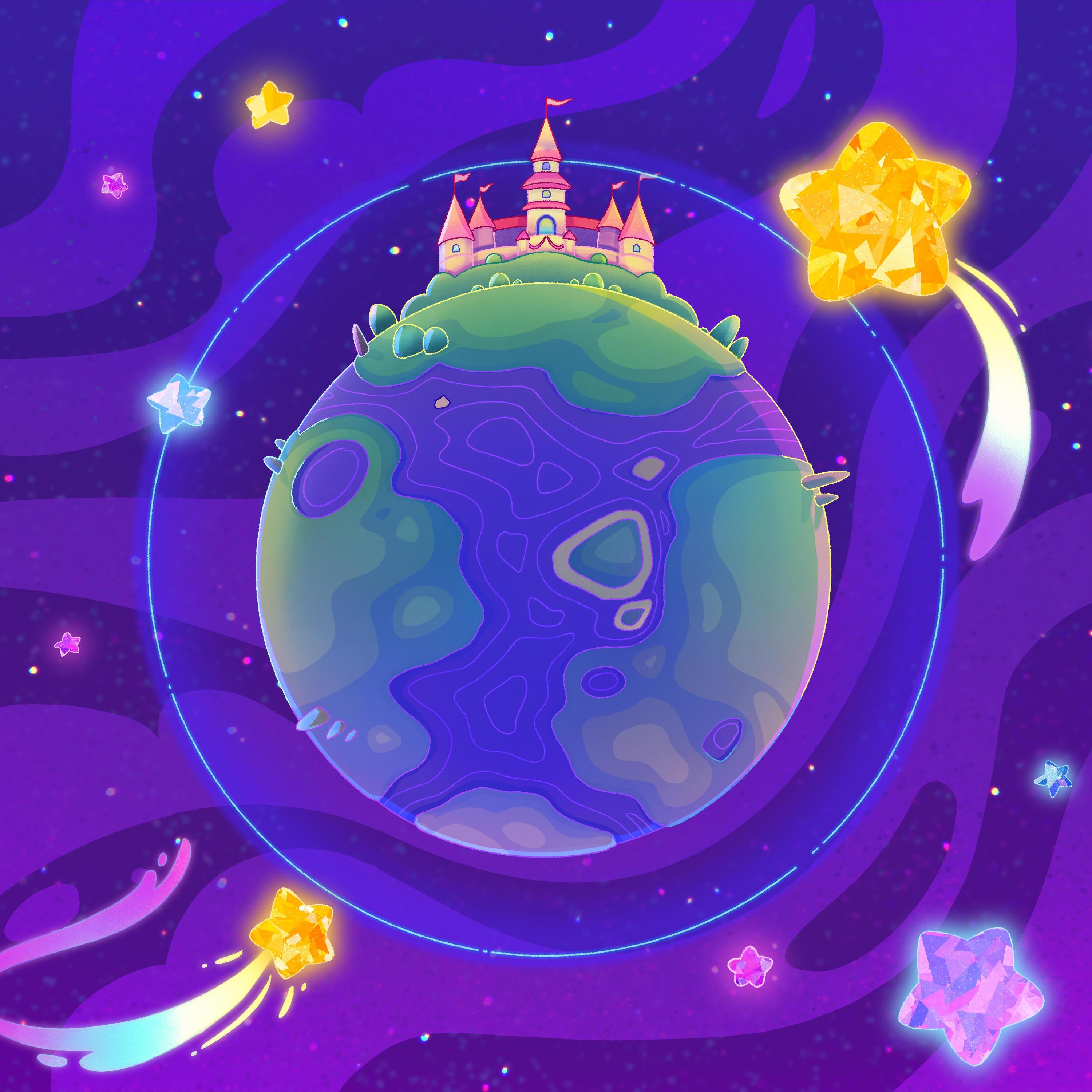 Piano & Sleep: Mario Galaxy album cover