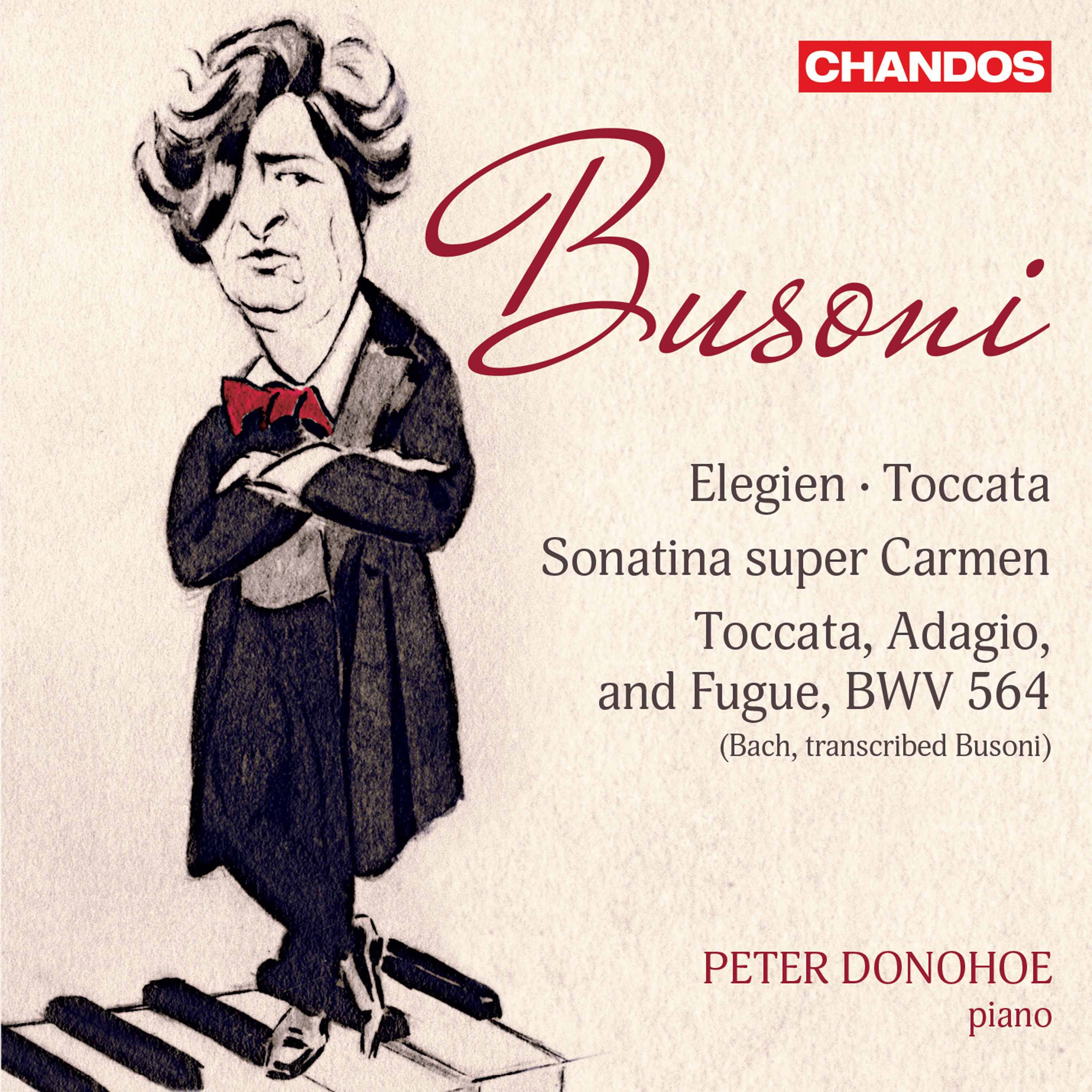 Busoni: Elegien, Toccata, Sonatina "Carmen", Toccata, Adagio & Fugue album cover
