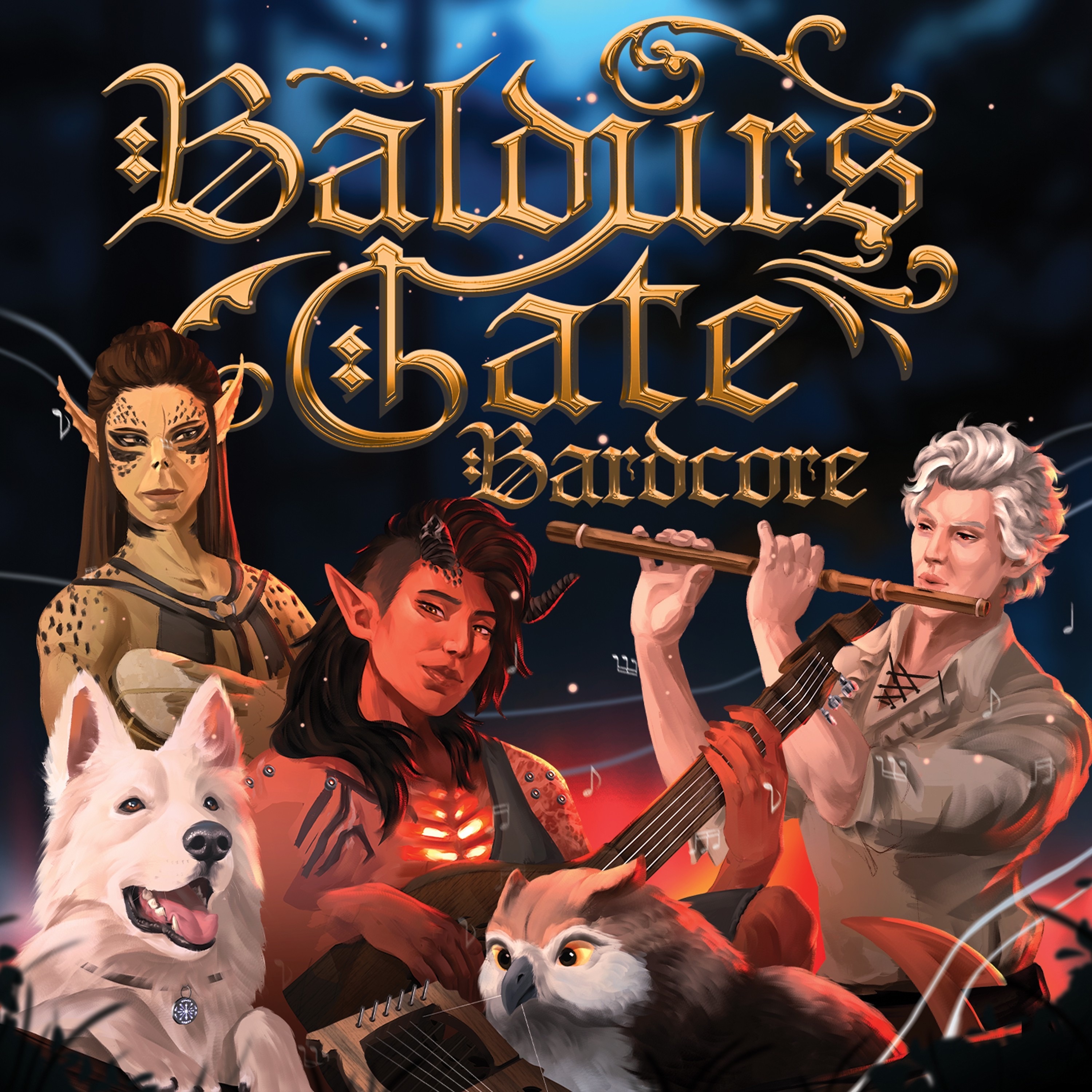 Baldur's Gate Bardcore album cover