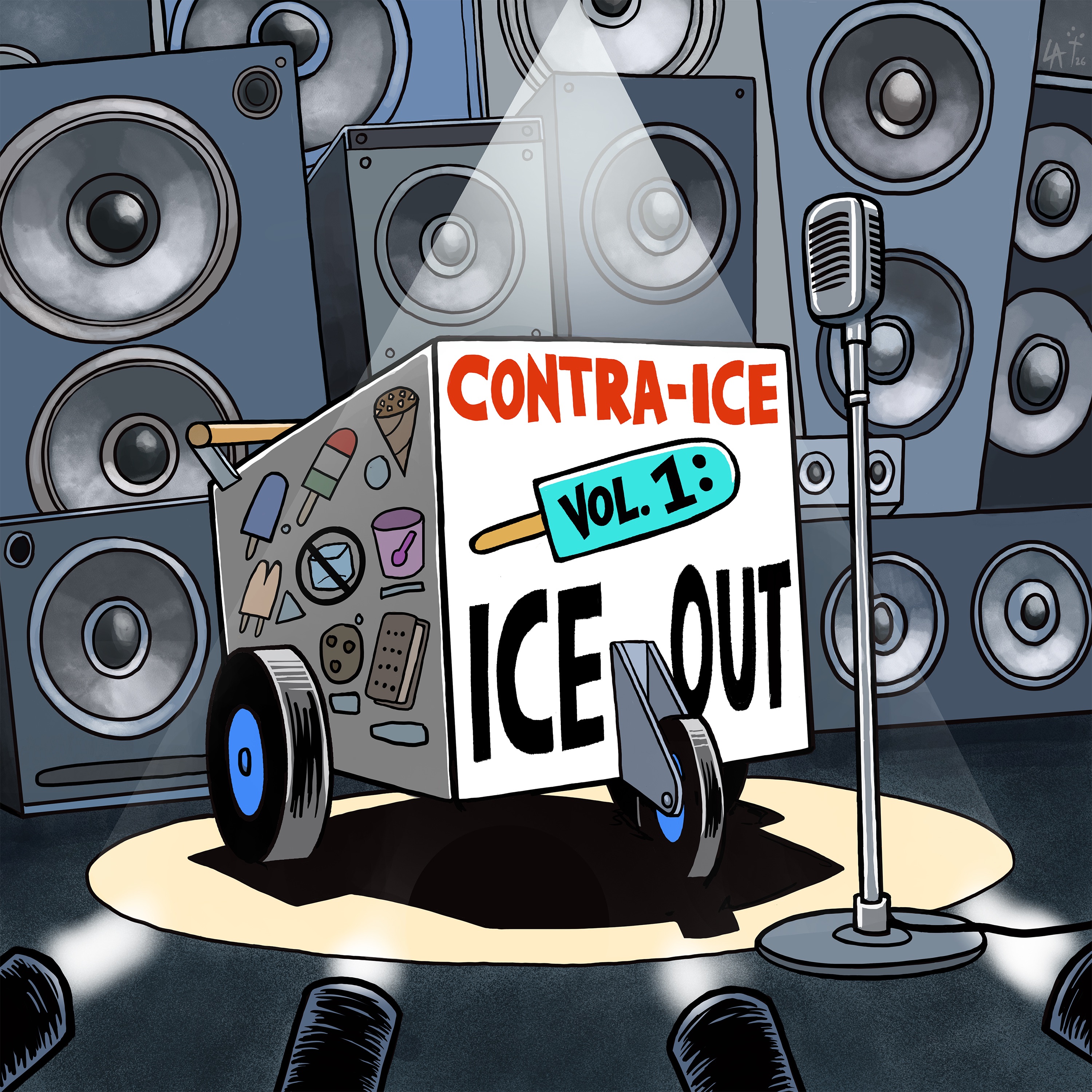Contra-ICE Vol.1: ICE OUT album cover