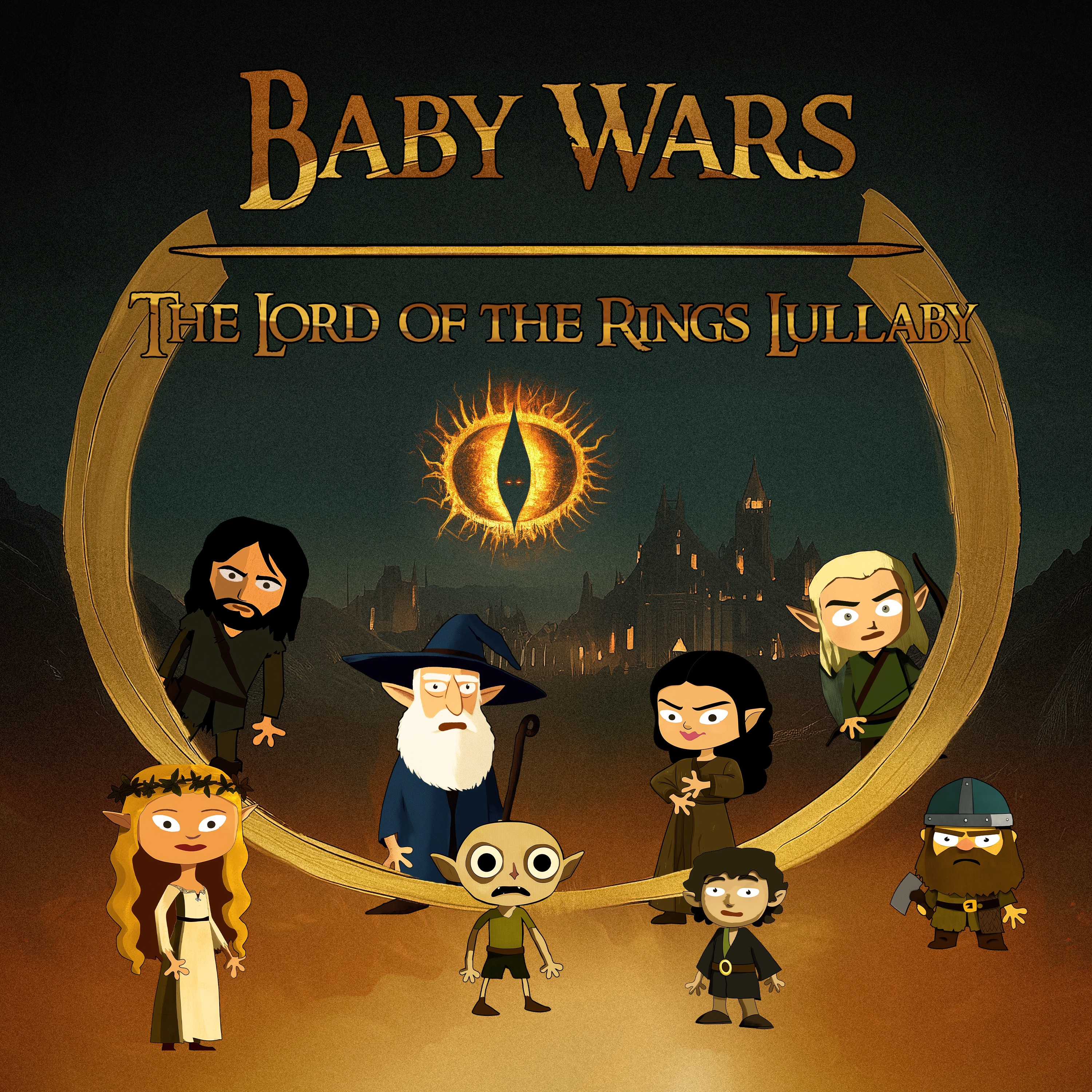 The Lord of the Rings Lullaby album cover