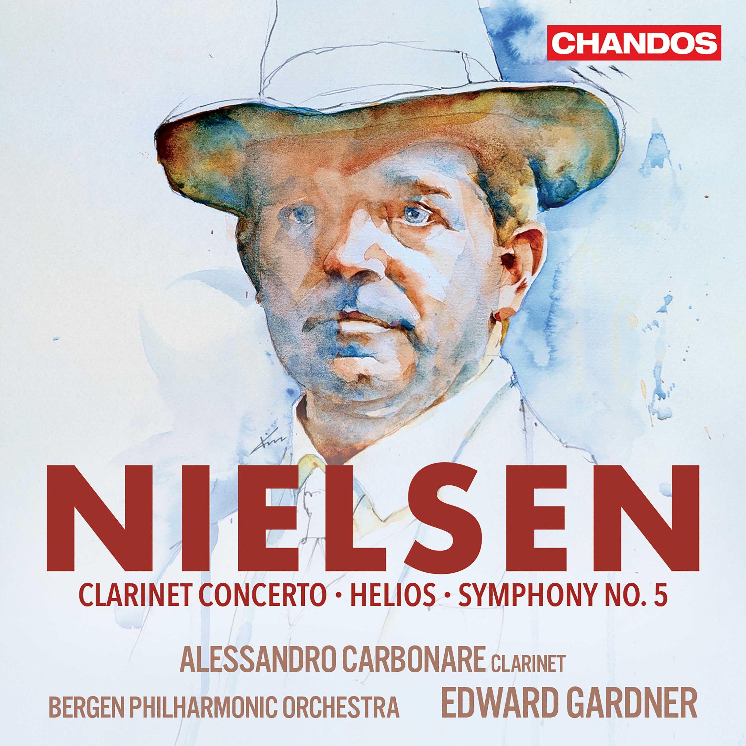 Nielsen: Clarinet Concerto, Helios & Symphony No. 5 album cover
