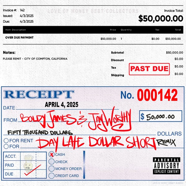 A Day Late & A Dollar Short (Remix) - Single album cover