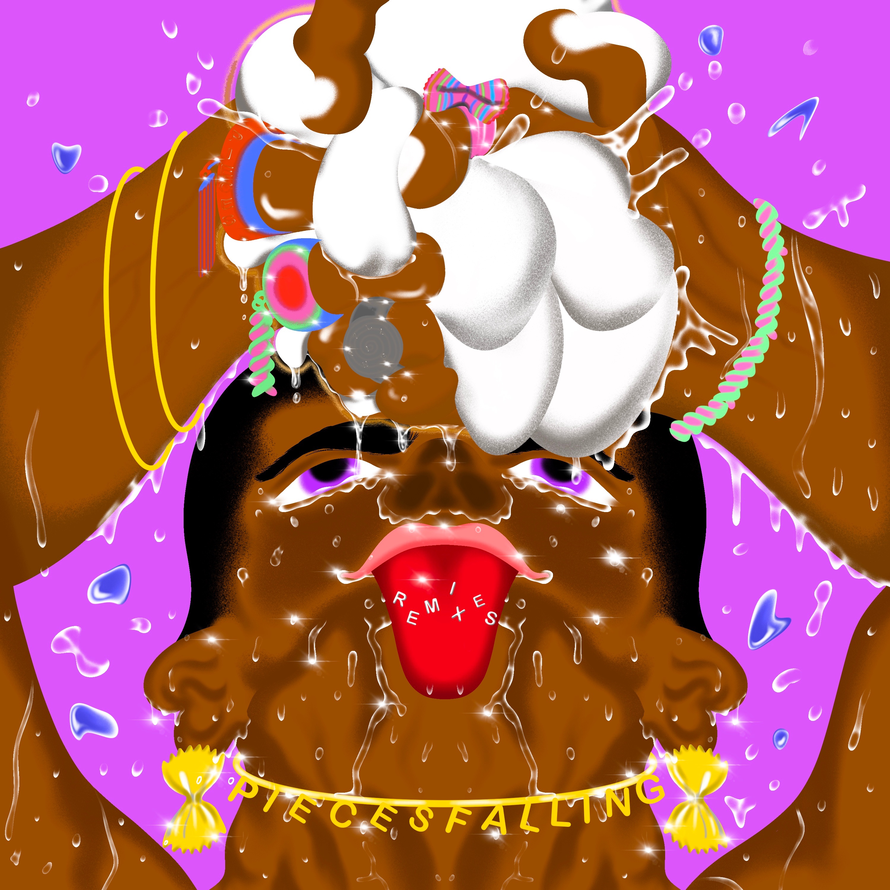 Pieces, Falling Remixes - Single album cover