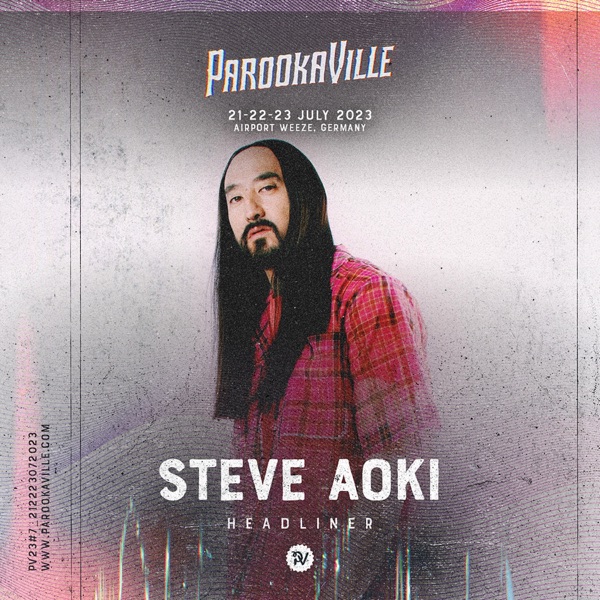 Steve Aoki at Parookaville 2023 (DJ Mix) album cover