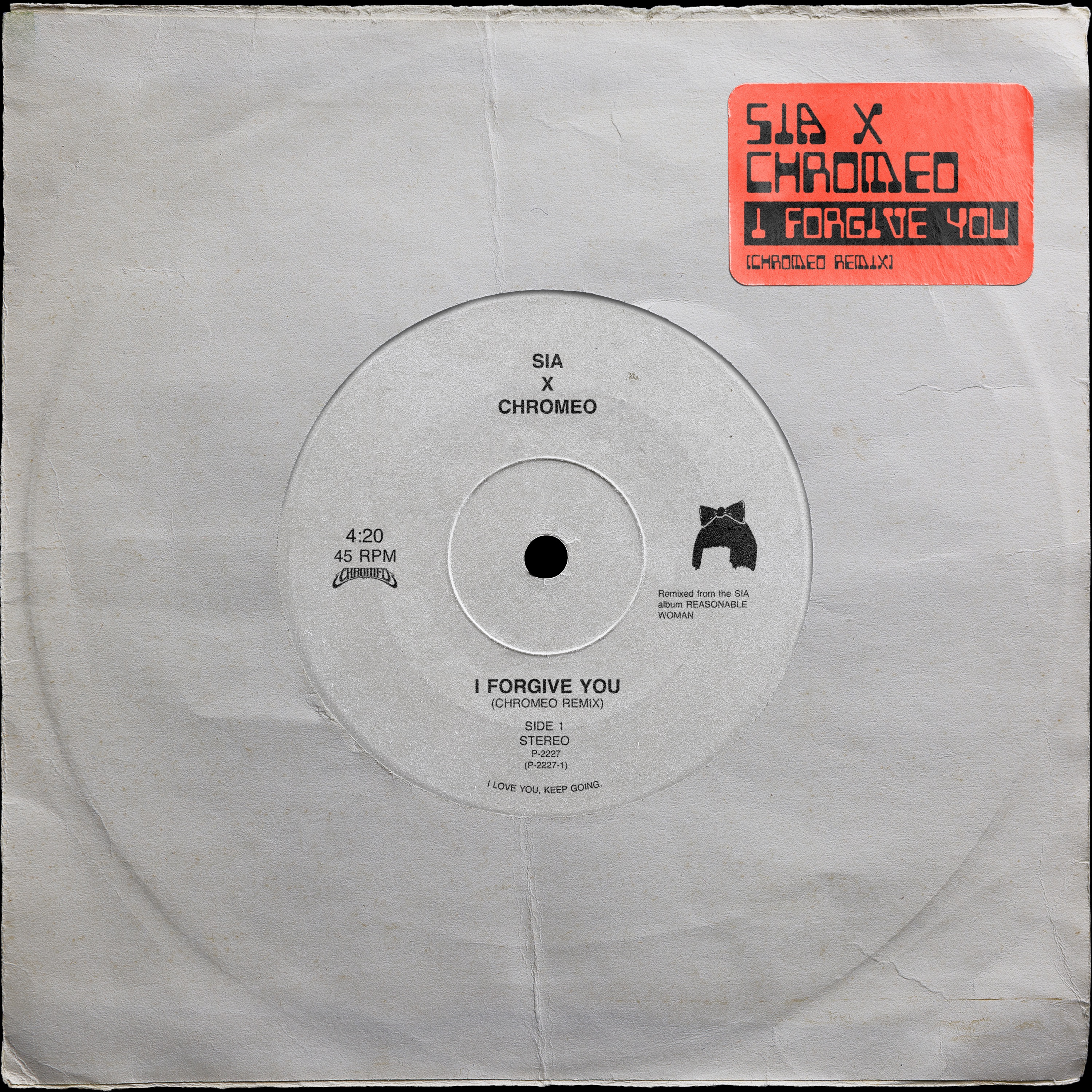 I Forgive You (Chromeo Remix) [radio edit] - Single album cover