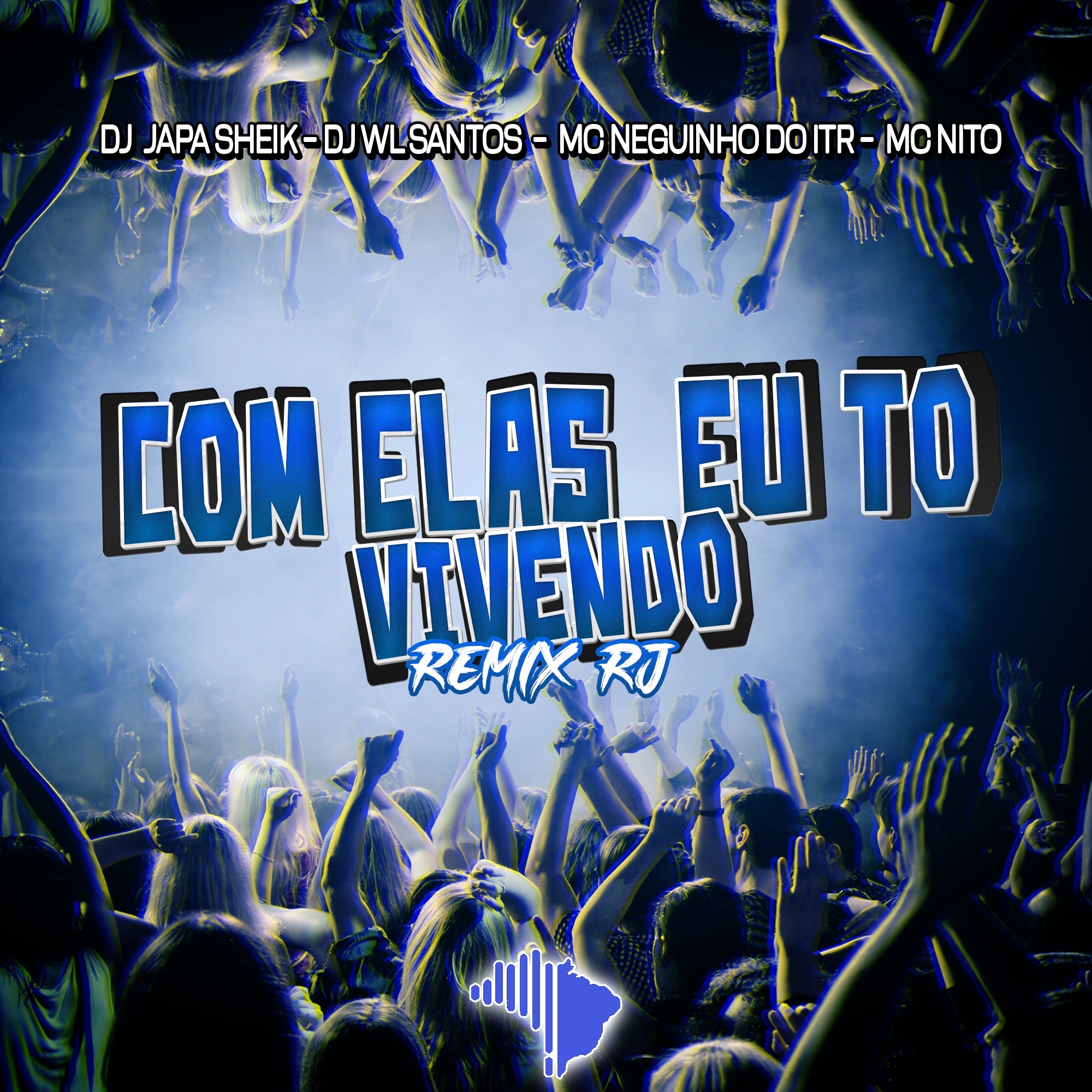COM ELAS EU TO VIVENDO (REMIX RJ) - Single album cover