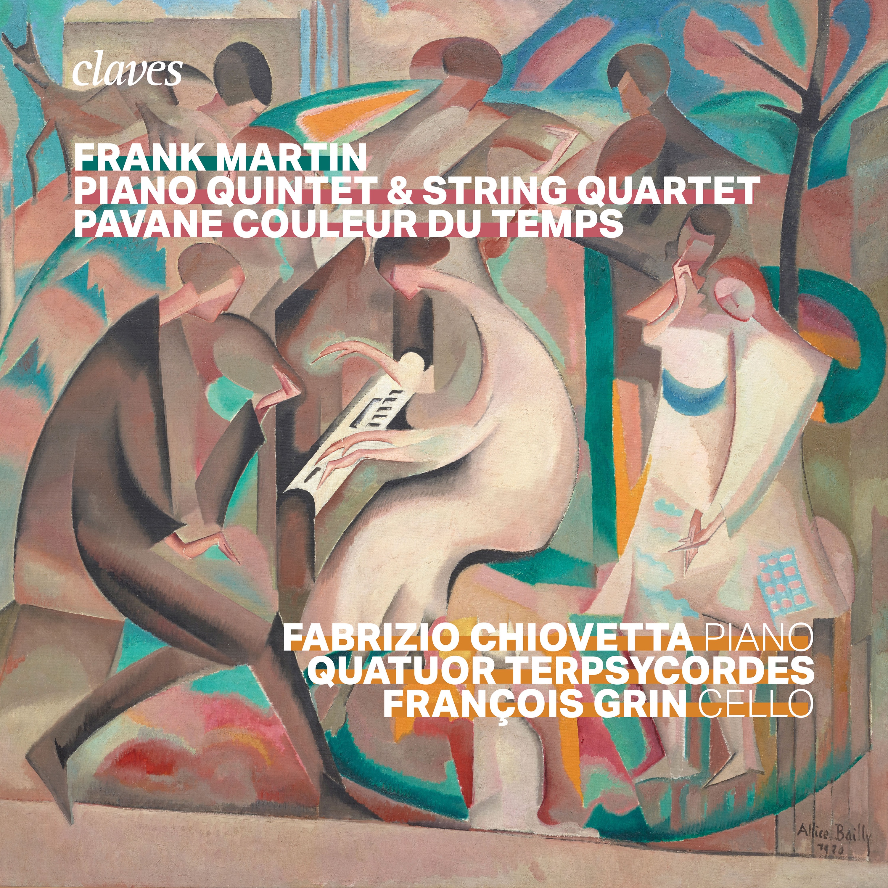 Frank Martin : Piano Quintet, Quartet, Pavane couleur du temps album cover