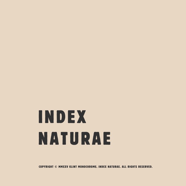 Index Naturae - Single album cover