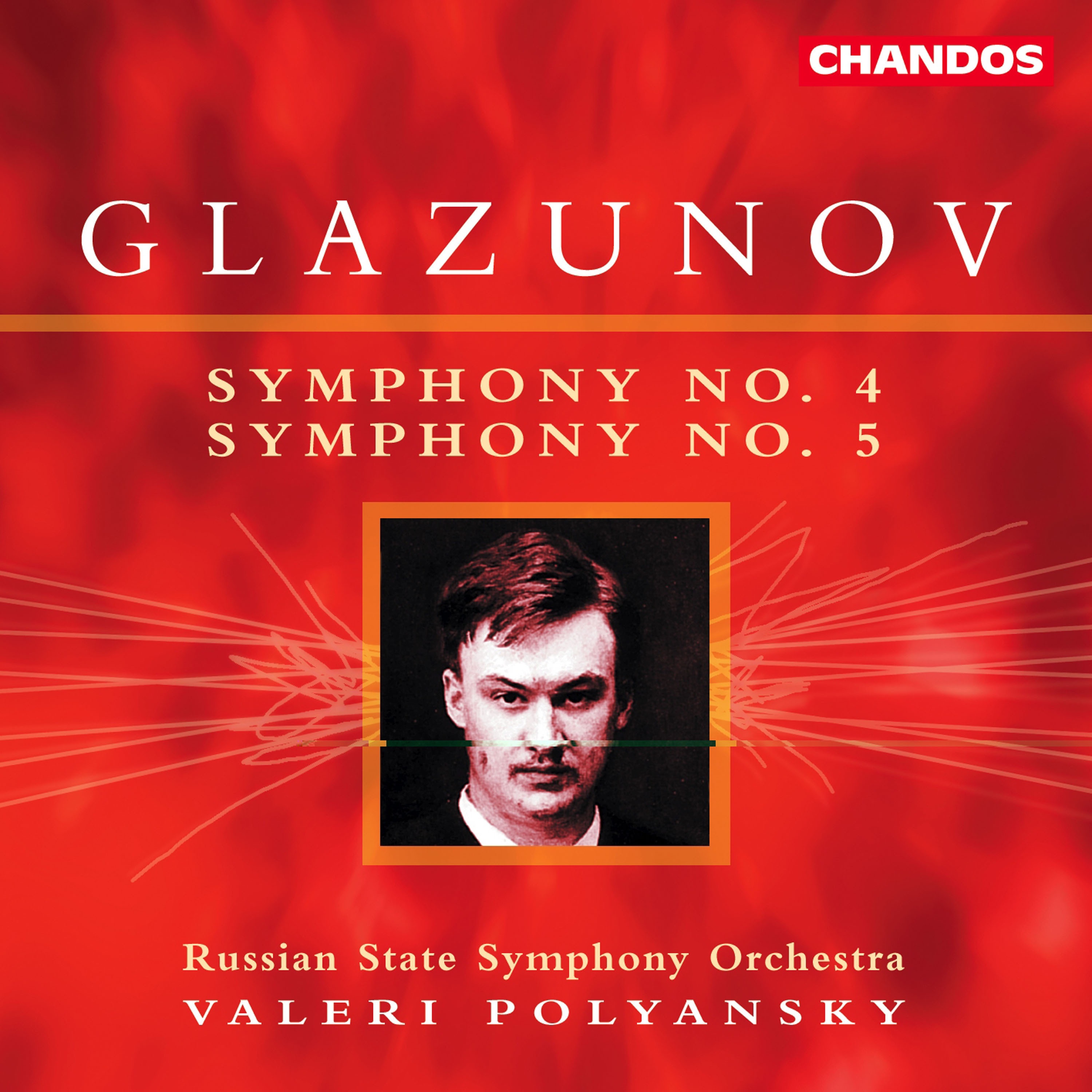 Glazunov: Symphony No. 4 in E-Flat Major, Op. 48 & Symphony No. 5 in B-Flat Major, Op. 55 "Heroic" album cover