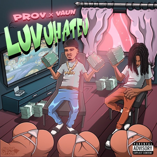 LUVUHATEU (feat. Vaun) - Single album cover