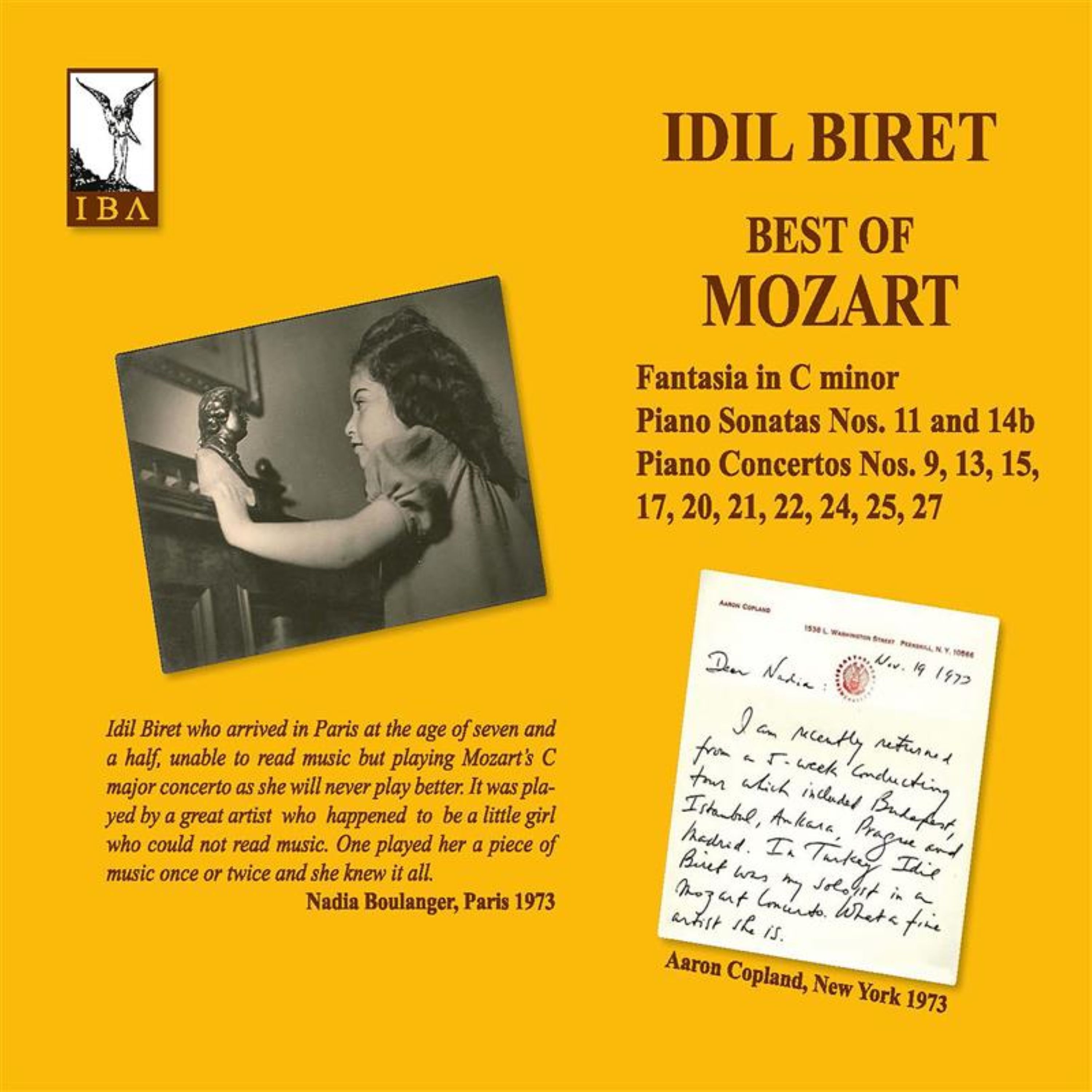 Best of Mozart album cover