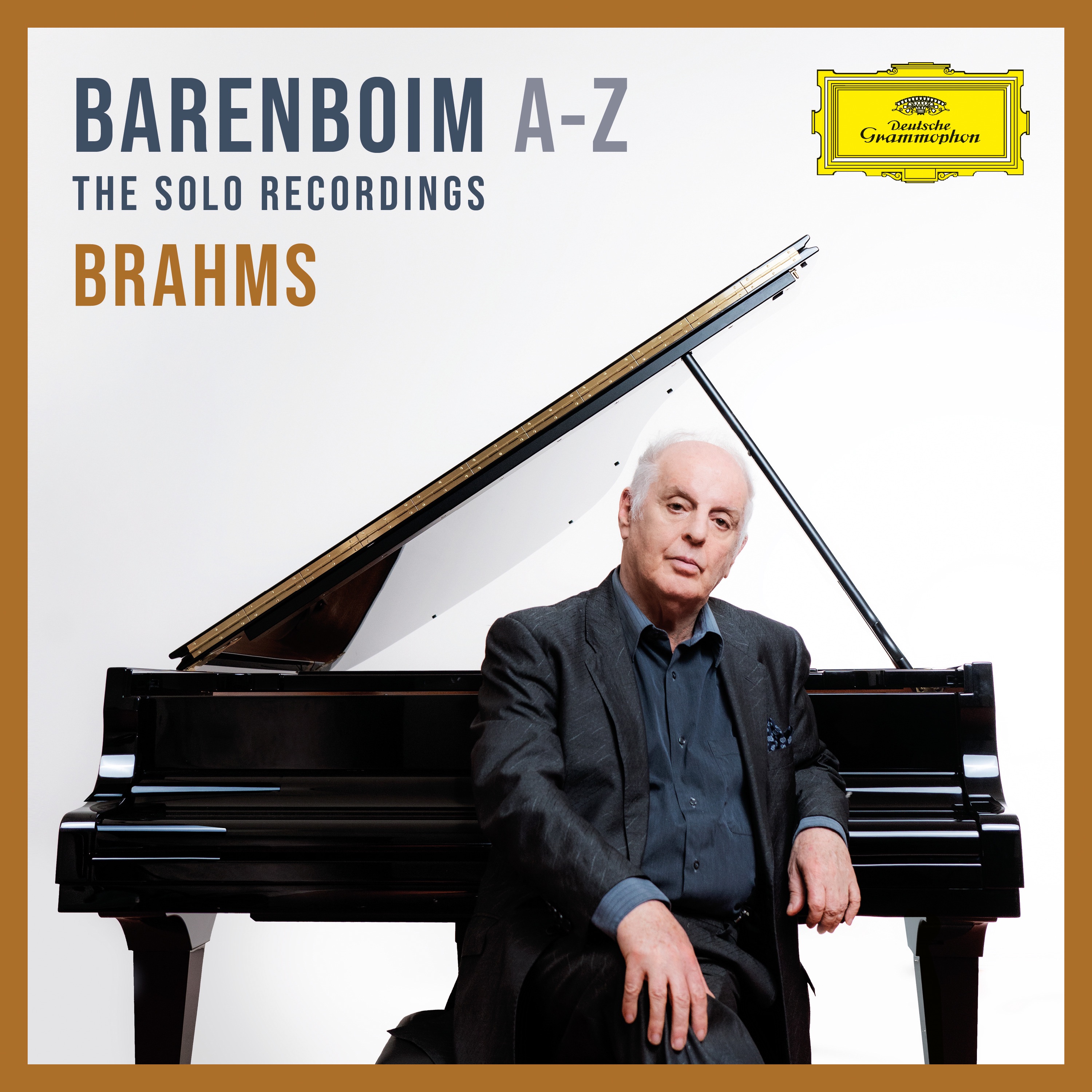 Barenboim A-Z: Brahms (The Solo Recordings on Deutsche Grammophon) album cover