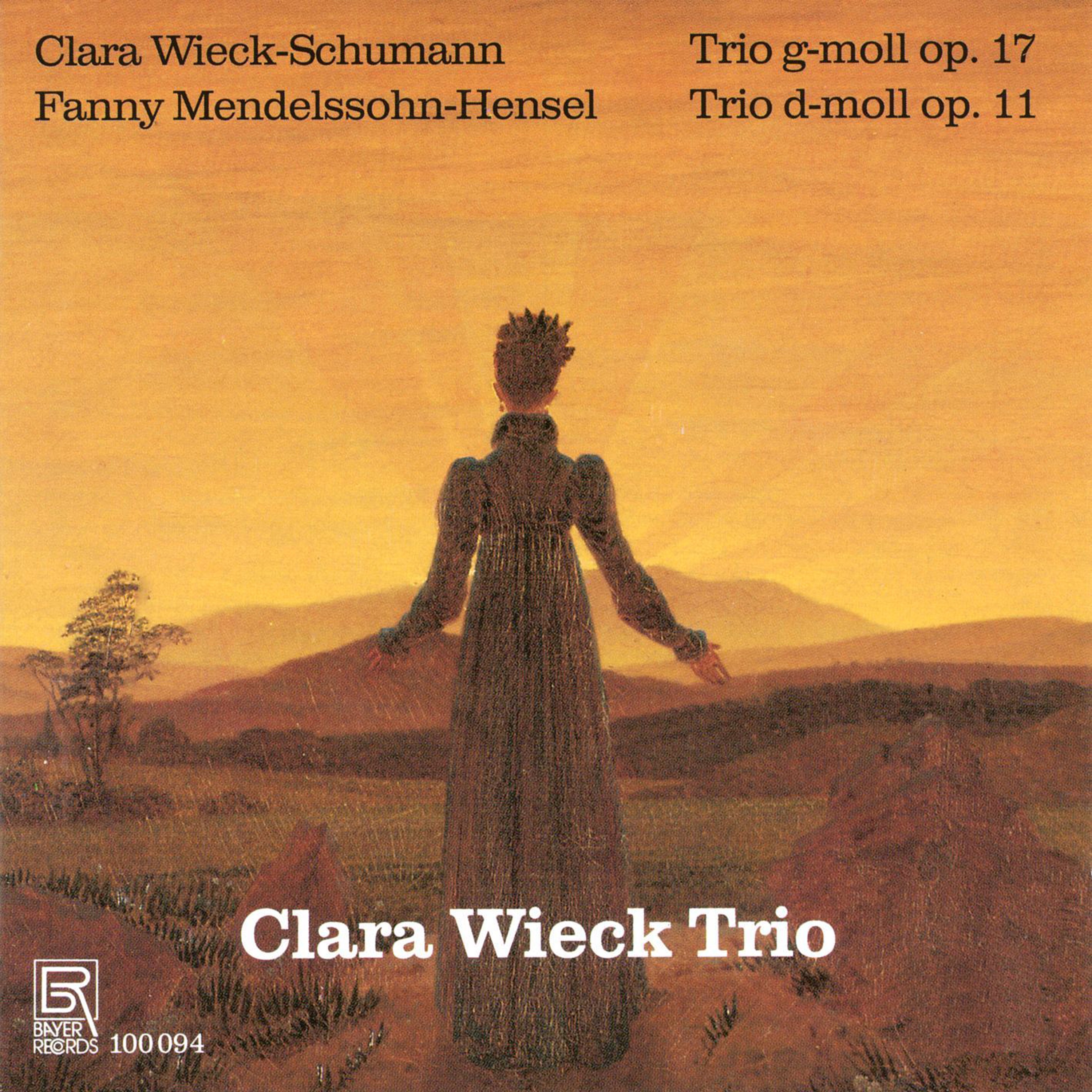 C. Schumann: Piano Trio in G Minor, Op. 17 - Fanny Mendelssohn: Piano Trio in D Minor, Op. 11 album cover