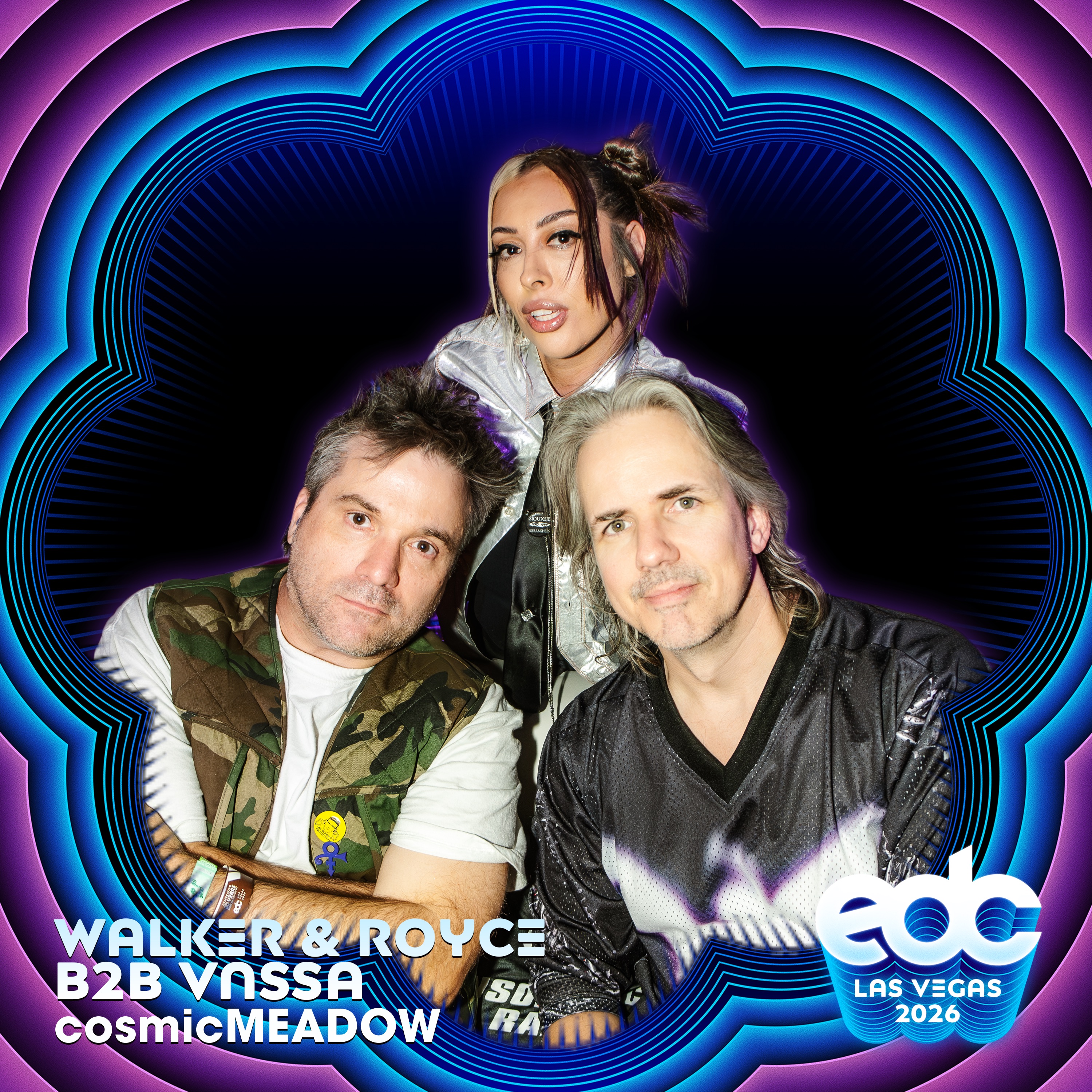 Walker & Royce b2b VNSSA at EDC Las Vegas 2026: Cosmic Meadow Stage (DJ Mix) album cover