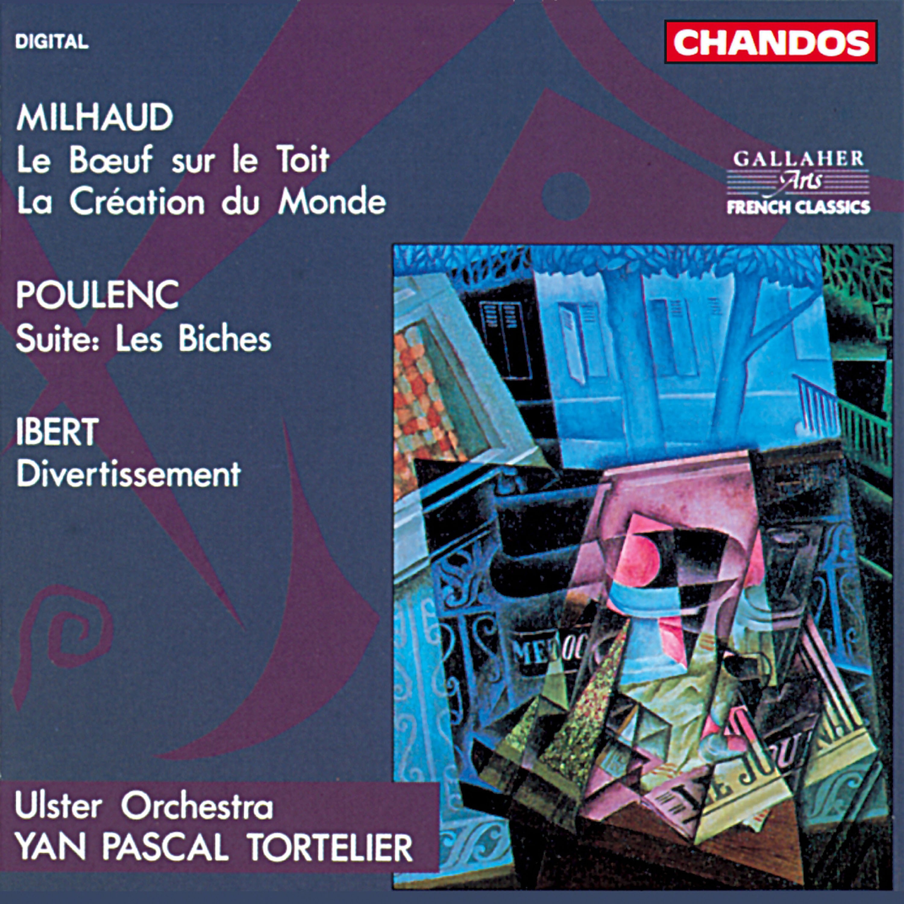 Poulenc: Les Biches, Ibert: Divertissement - Milhaud: Le Bœuf sur le Toit & La Création du Monde album cover