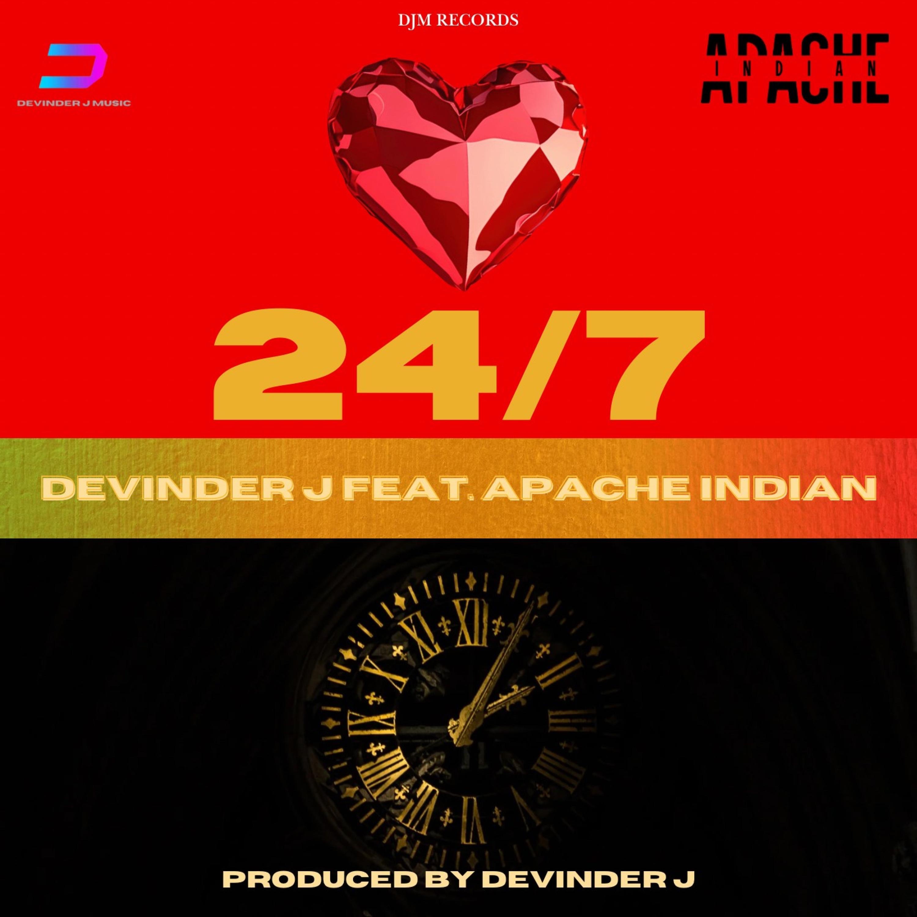 24/7 (feat. Apache Indian) - Single album cover